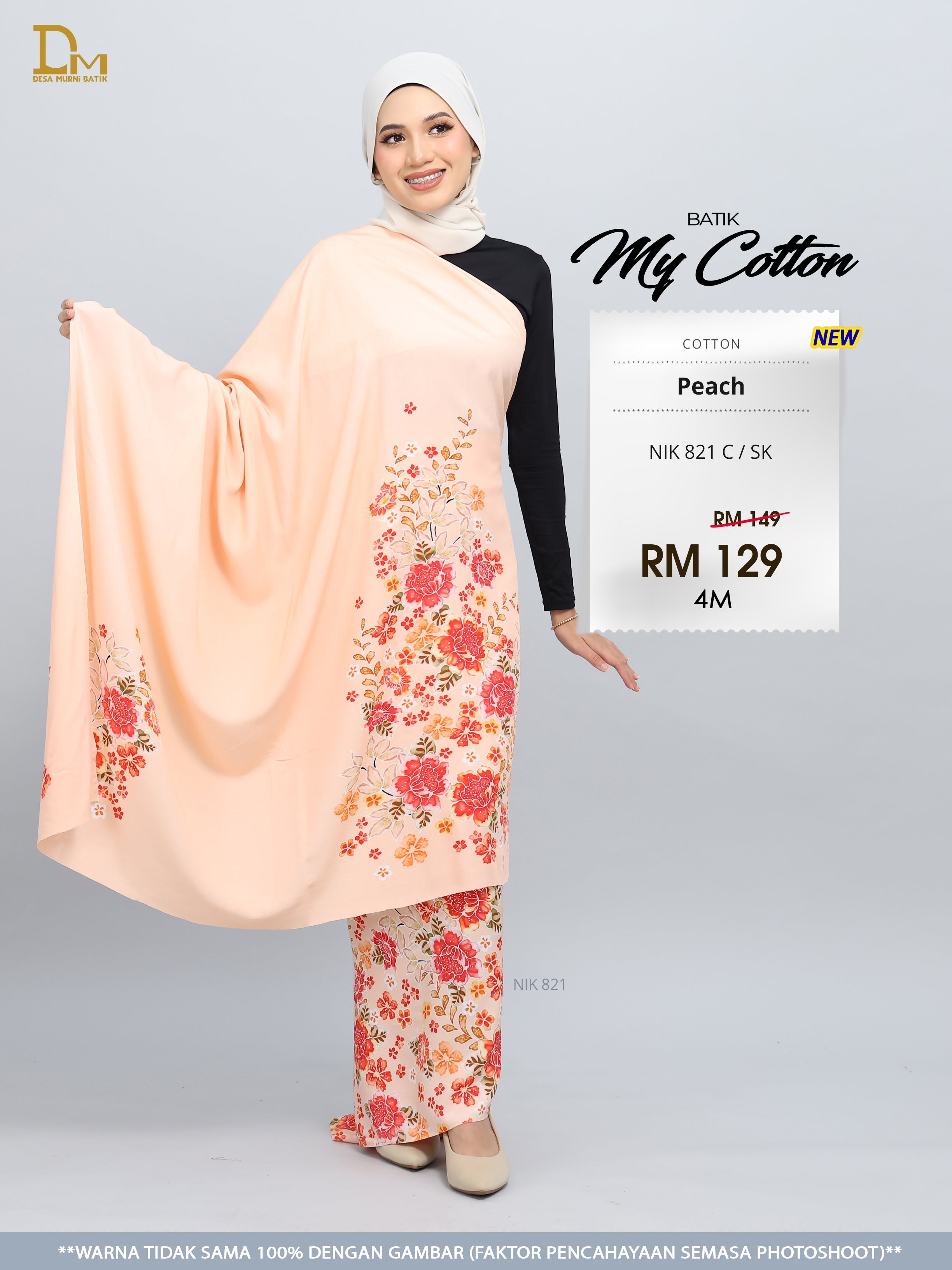 BATIK MY COTTON NIK 821 C / SK PEACH
