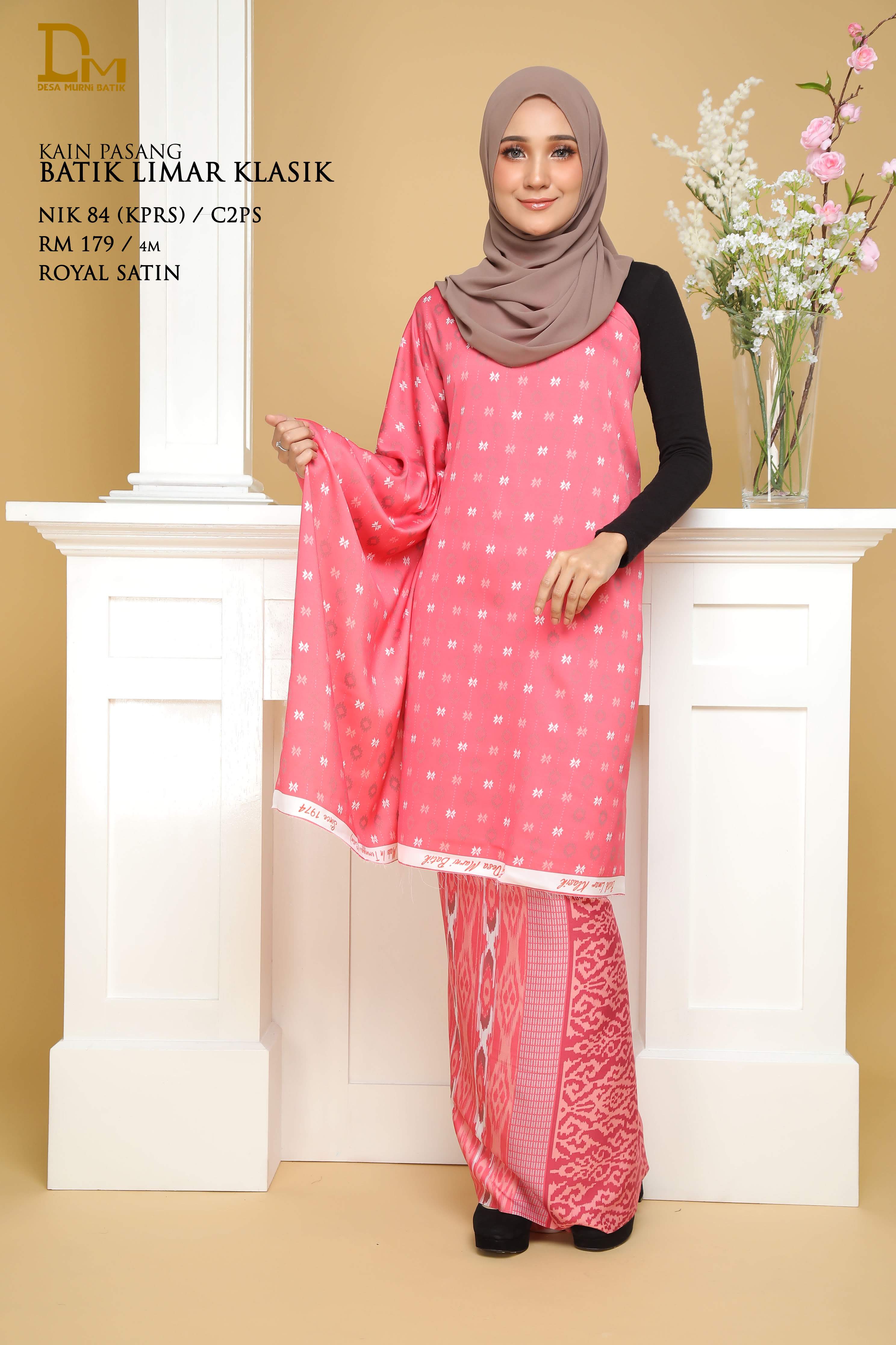 BATIK LIMAR KLASIK ROYAL SATIN NIK 84