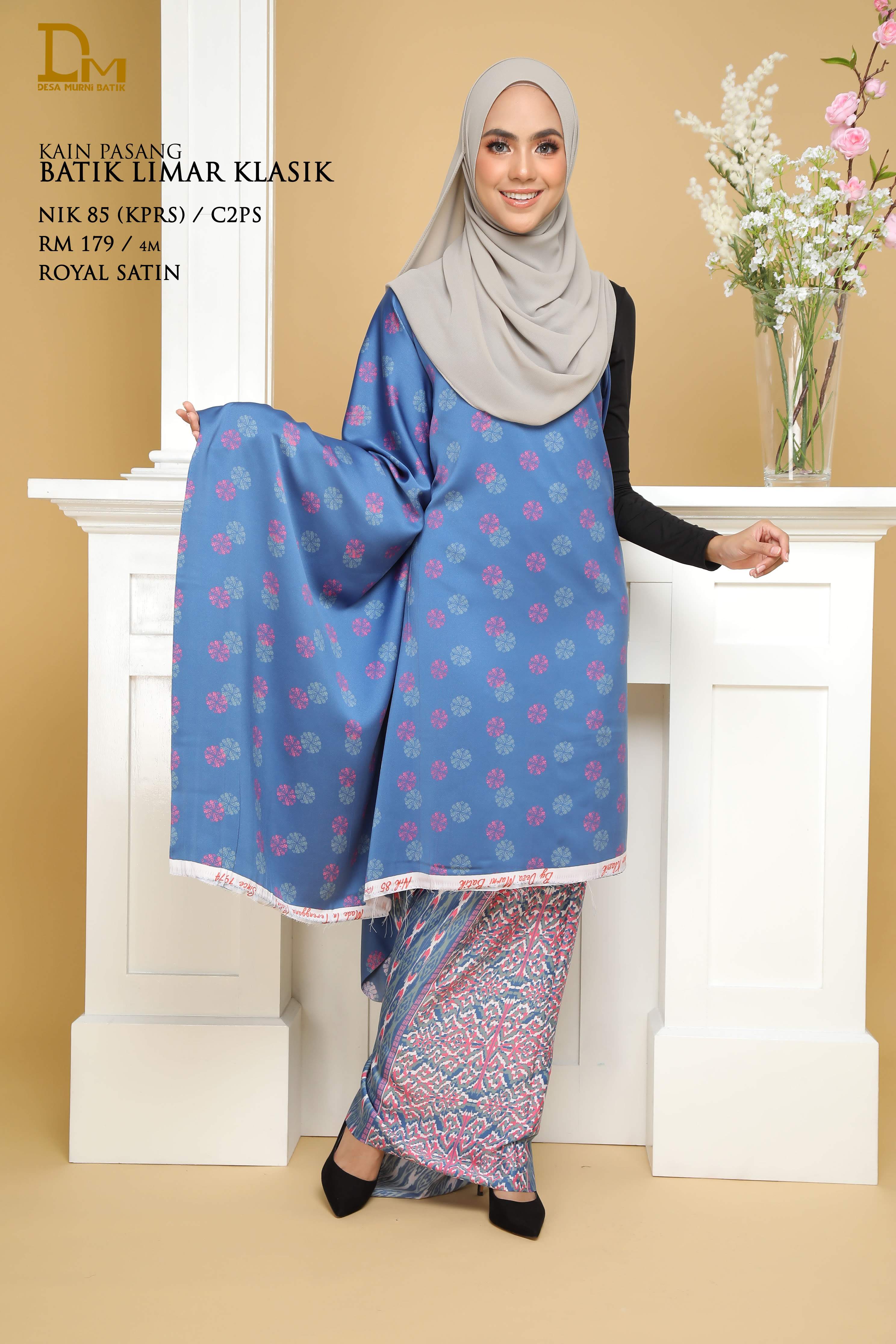 BATIK LIMAR KLASIK ROYAL SATIN NIK 85