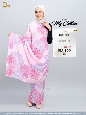 BATIK MY COTTON NIK 861 C / SK LIGHT PINK