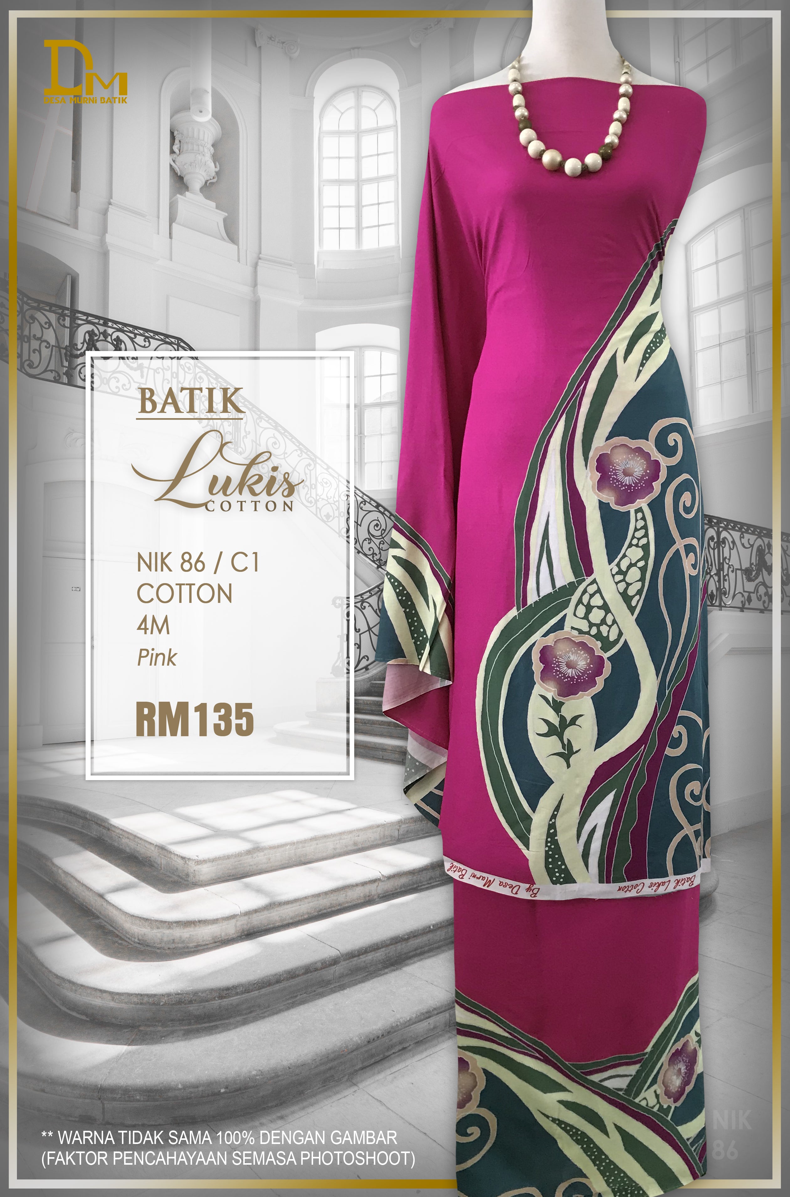 BATIK LUKIS TERENGGANU COTTON NIK 86