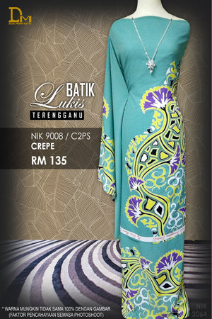 BATIK LUKIS TERENGGANU CREPE NIK 9008