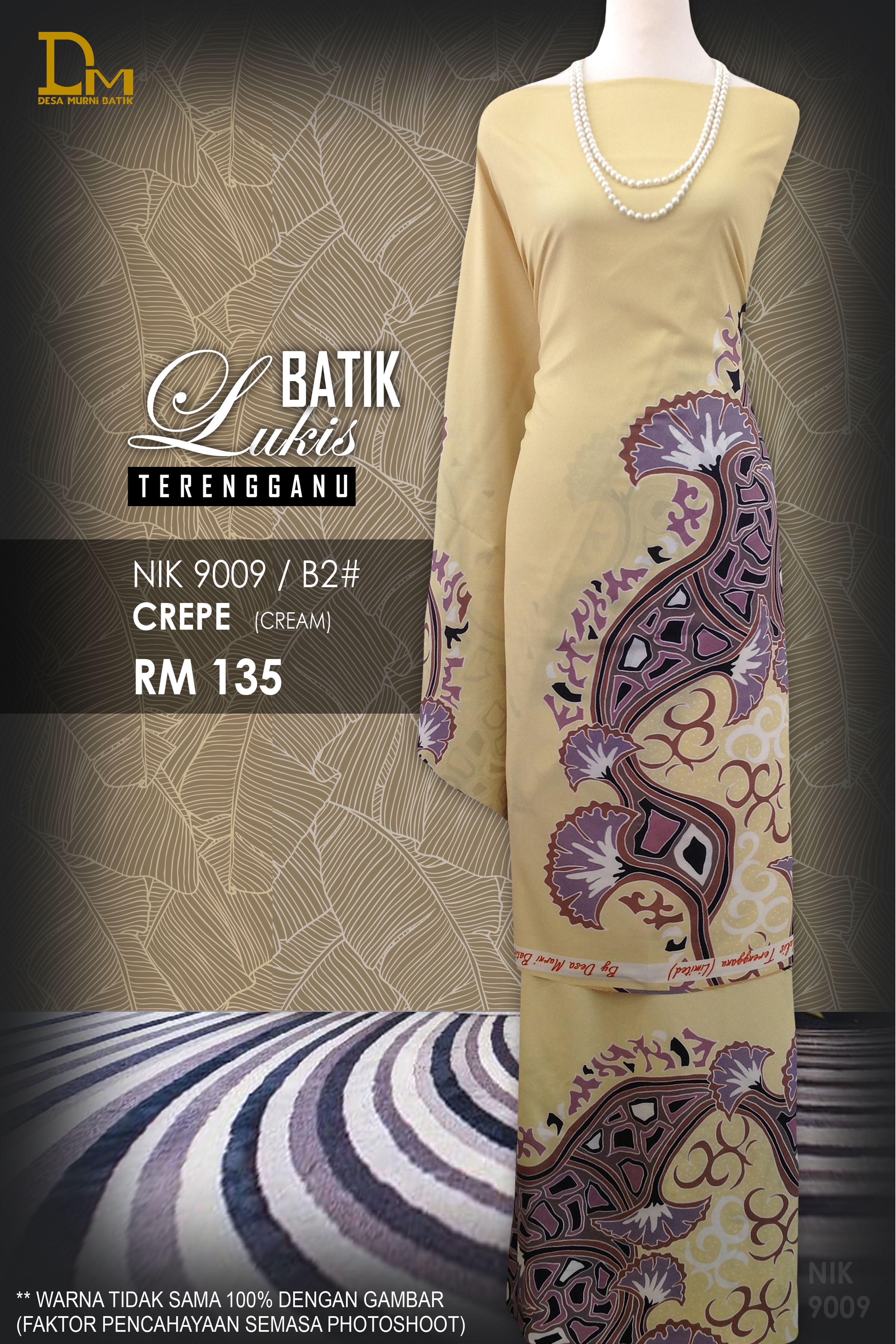 BATIK LUKIS TERENGGANU CREPE NIK 9009