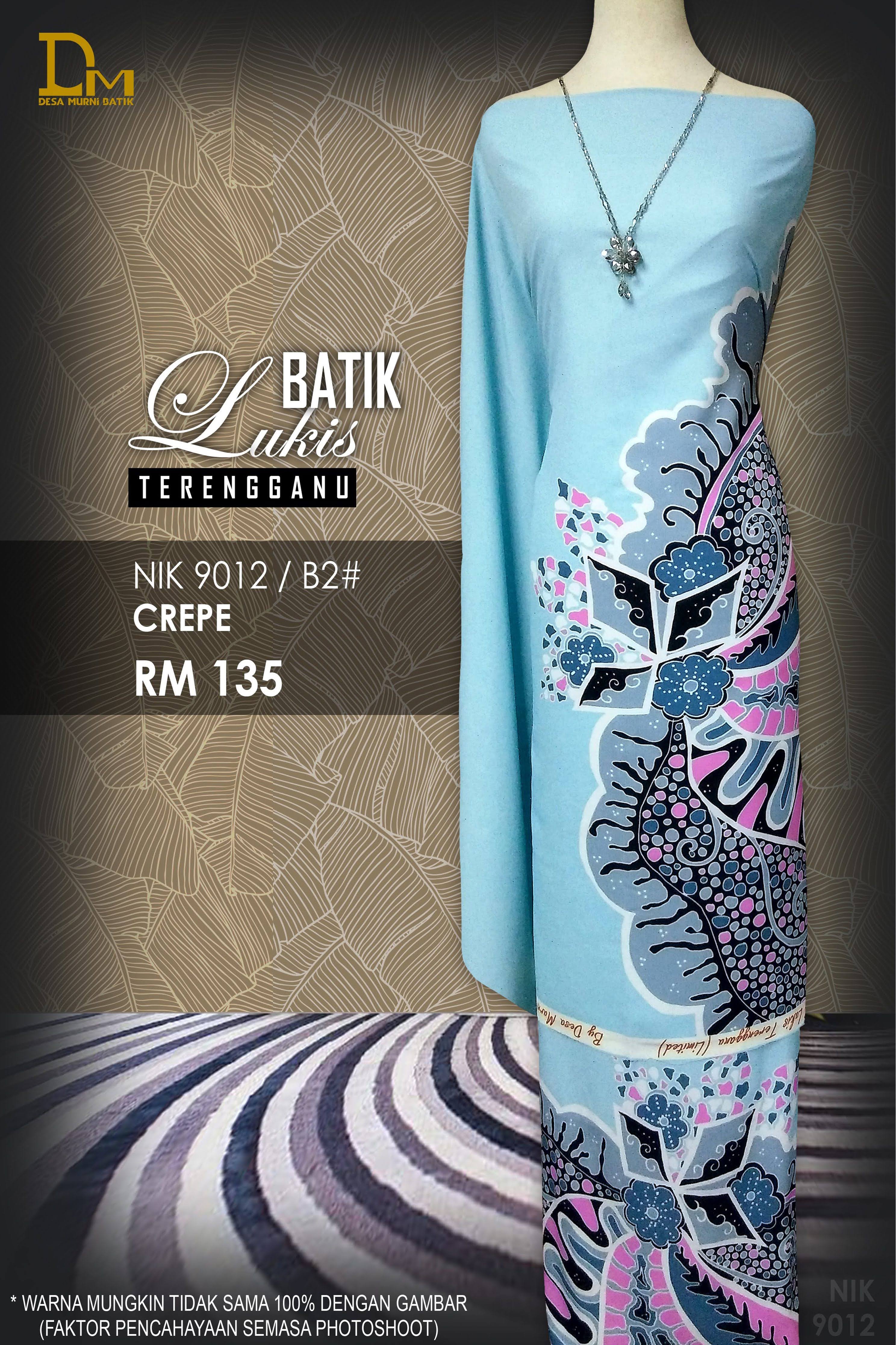 BATIK LUKIS TERENGGANU CREPE NIK 9012