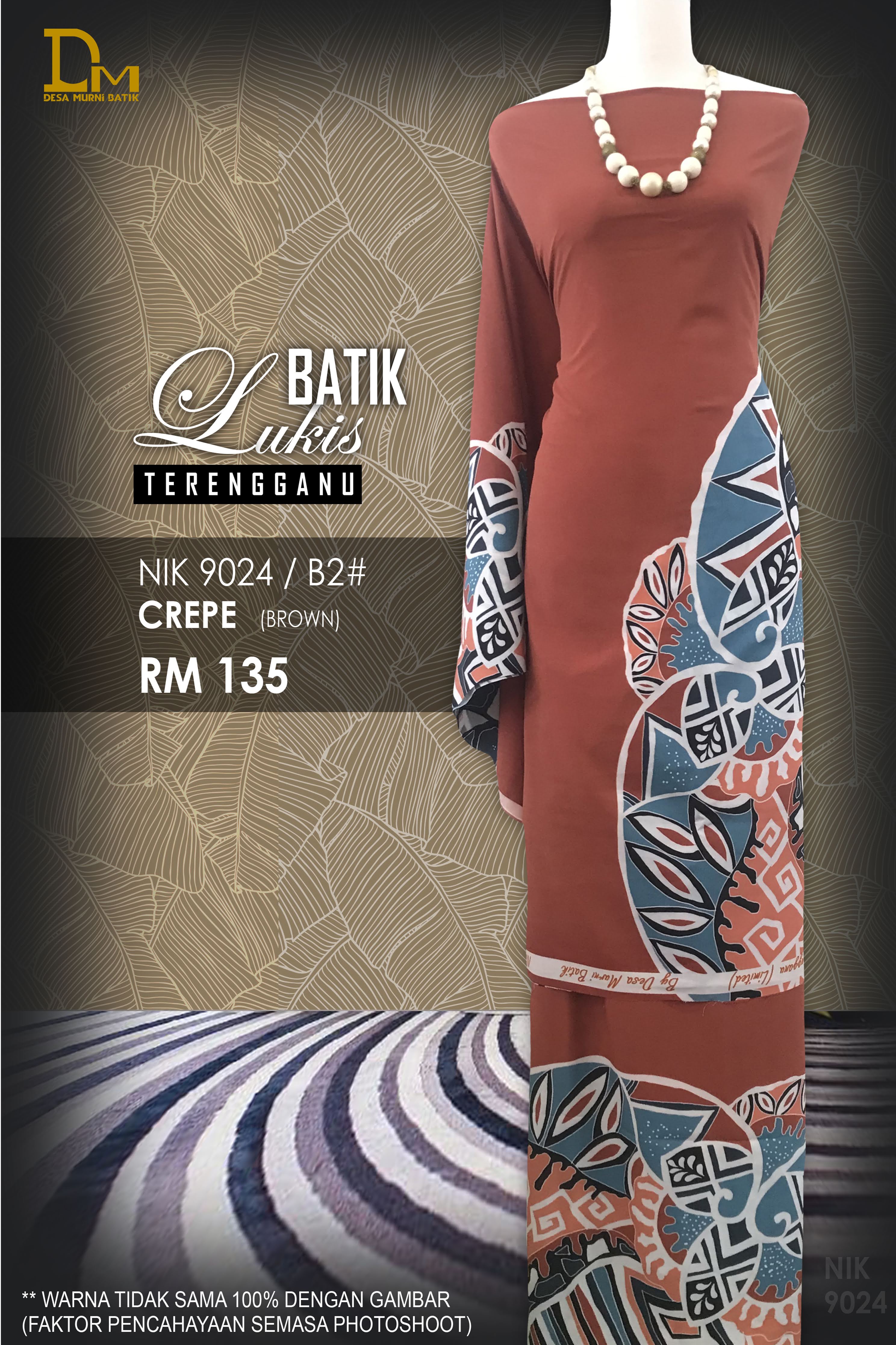 BATIK LUKIS TERENGGANU CREPE NIK 9024