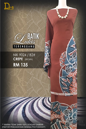 BATIK LUKIS TERENGGANU CREPE NIK 9024
