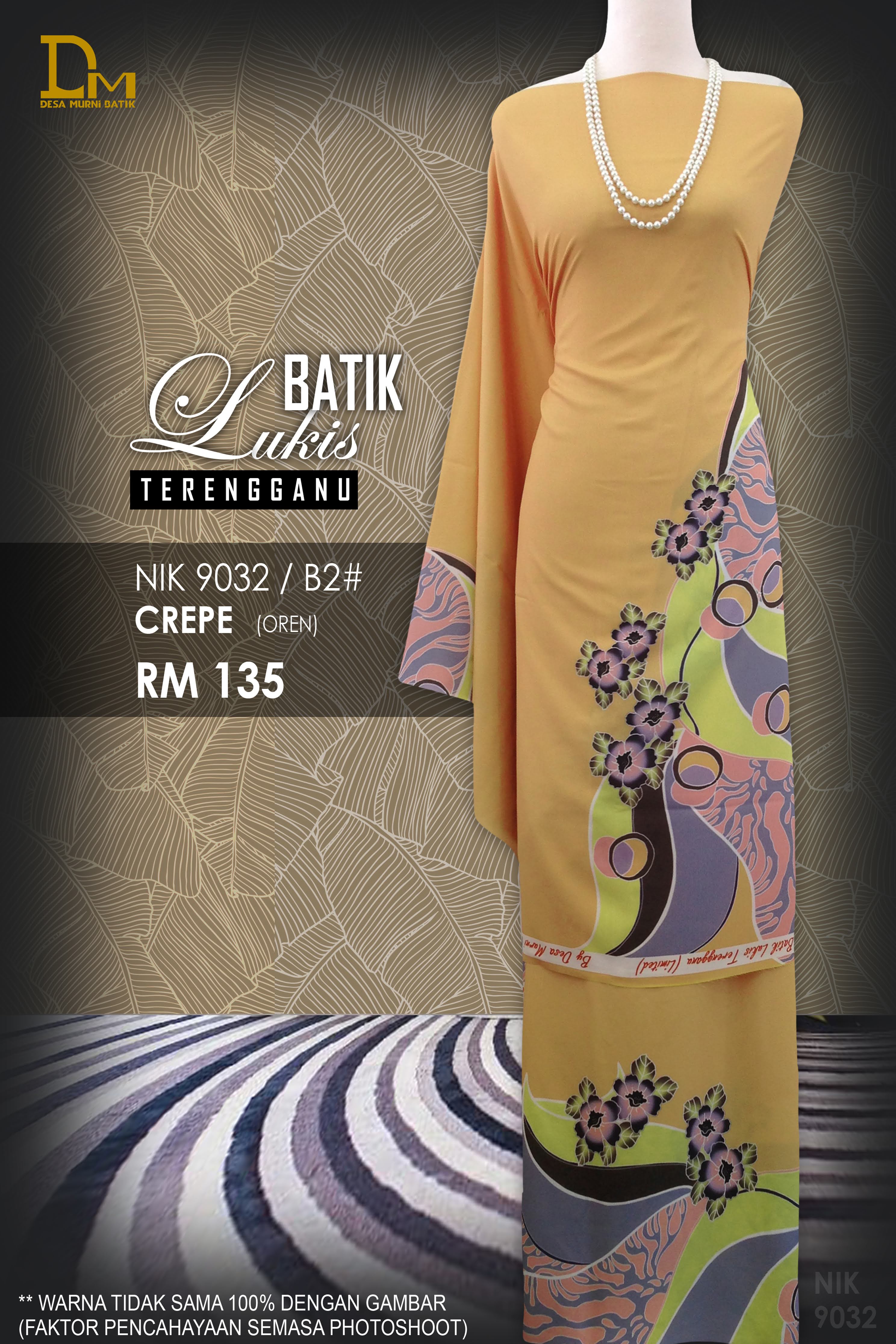BATIK LUKIS TERENGGANU CREPE NIK 9032