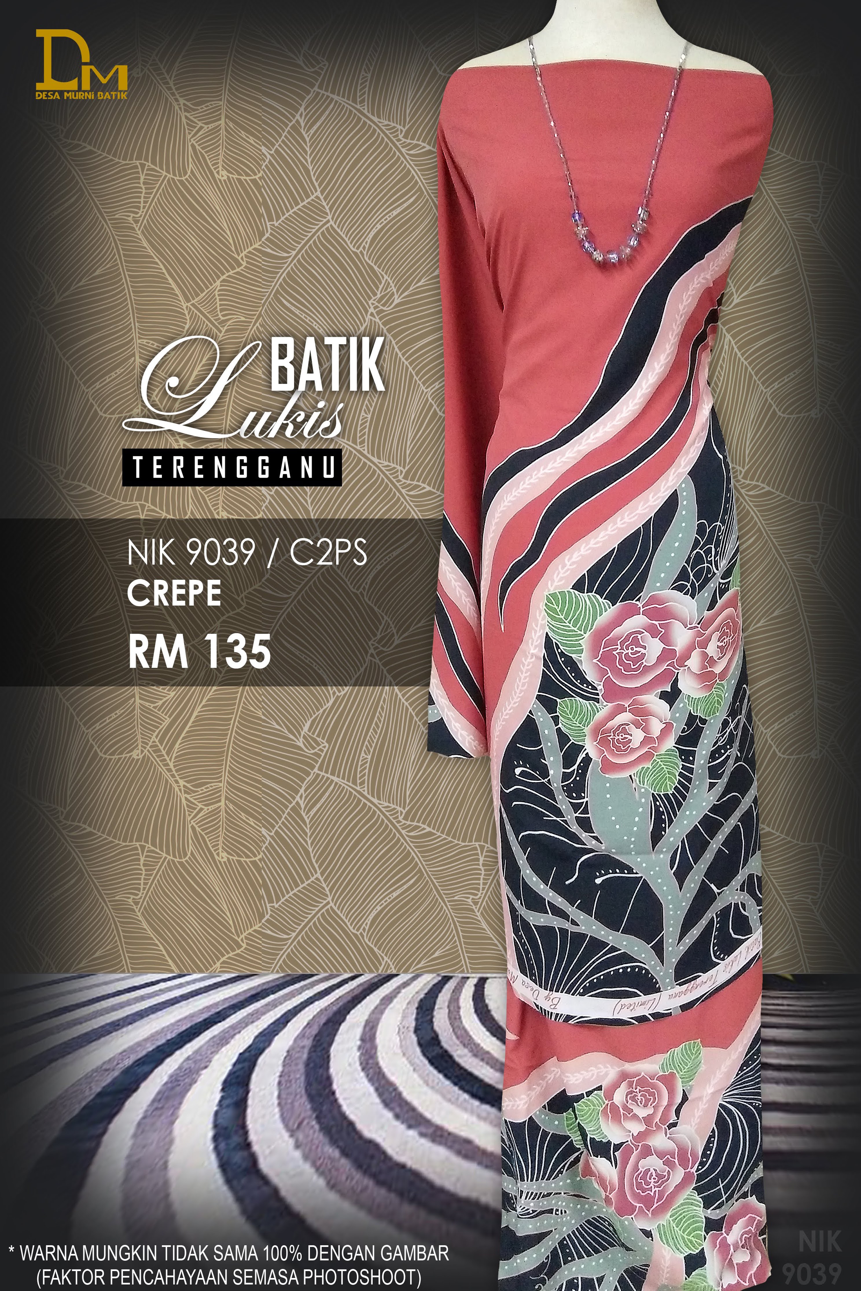 BATIK LUKIS TERENGGANU CREPE NIK 9039