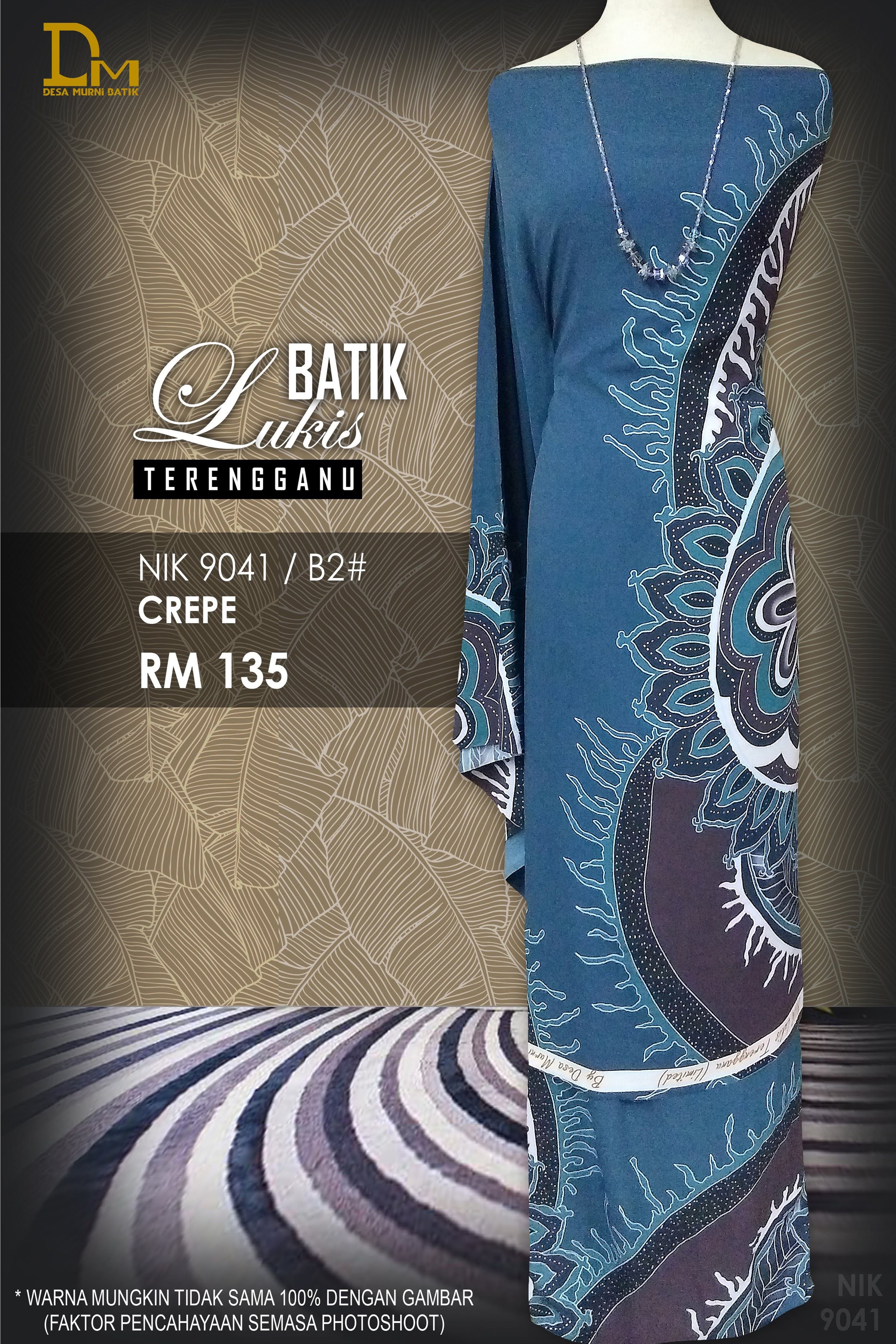 BATIK LUKIS TERENGGANU CREPE NIK 9041