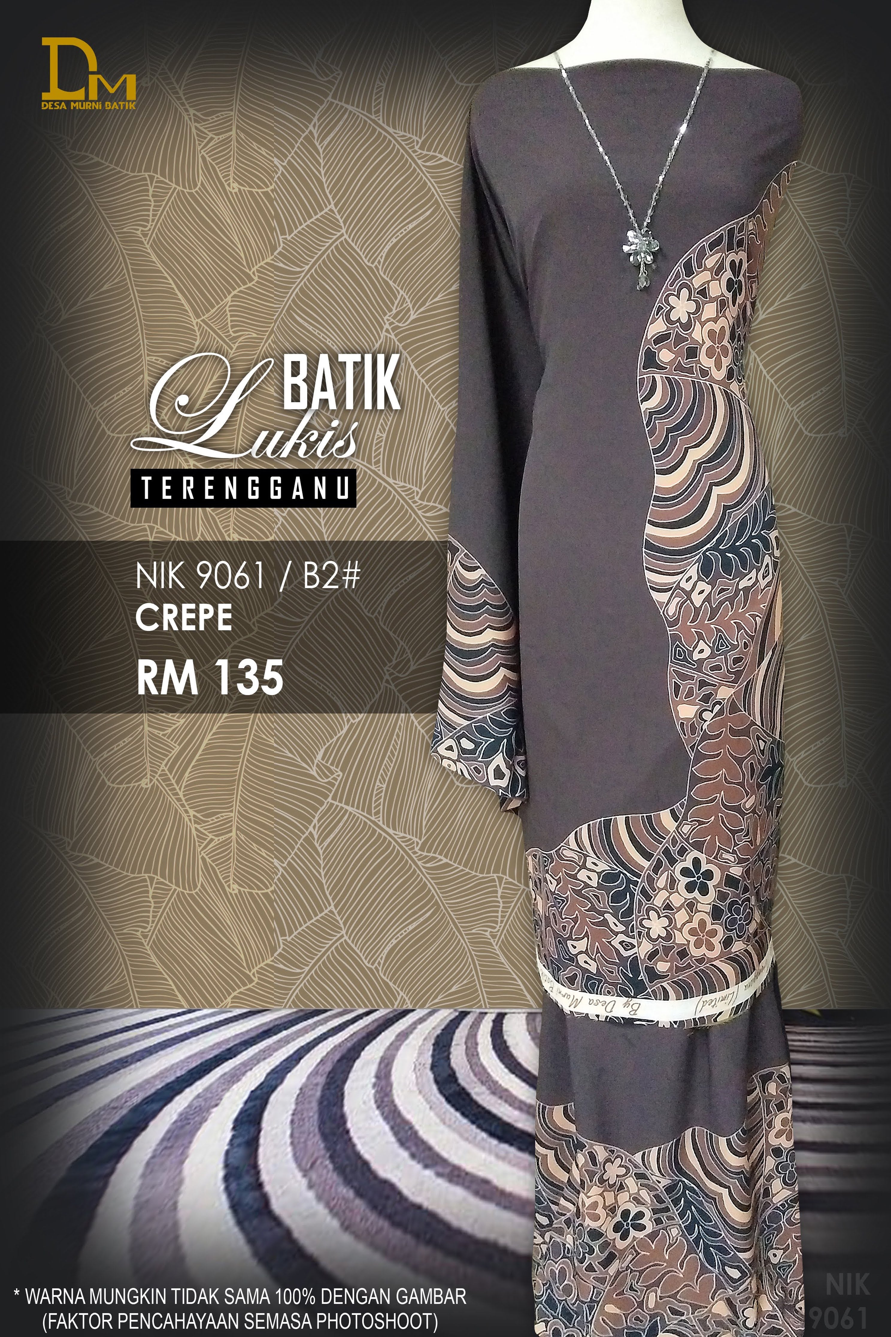 BATIK LUKIS TERENGGANU CREPE NIK 9061
