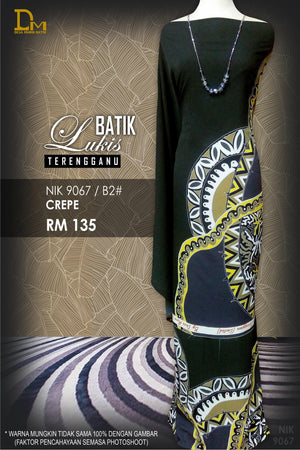 BATIK LUKIS TERENGGANU CREPE NIK 9067