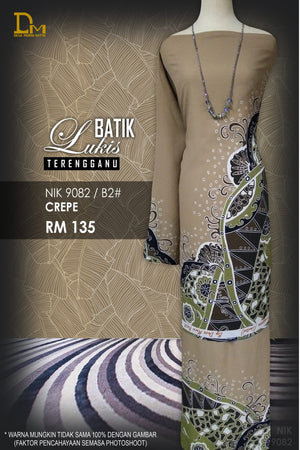 BATIK LUKIS TERENGGANU CREPE NIK 9082