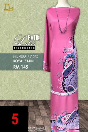 BATIK LUKIS TERENGGANU ROYAL SATIN NIK 9085