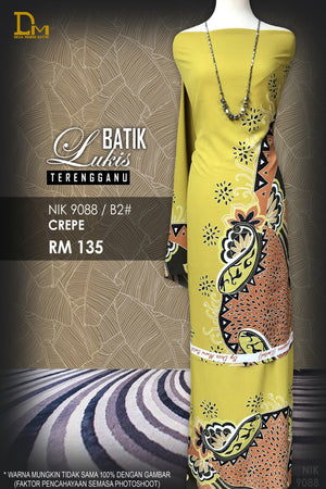 BATIK LUKIS TERENGGANU CREPE NIK 9088