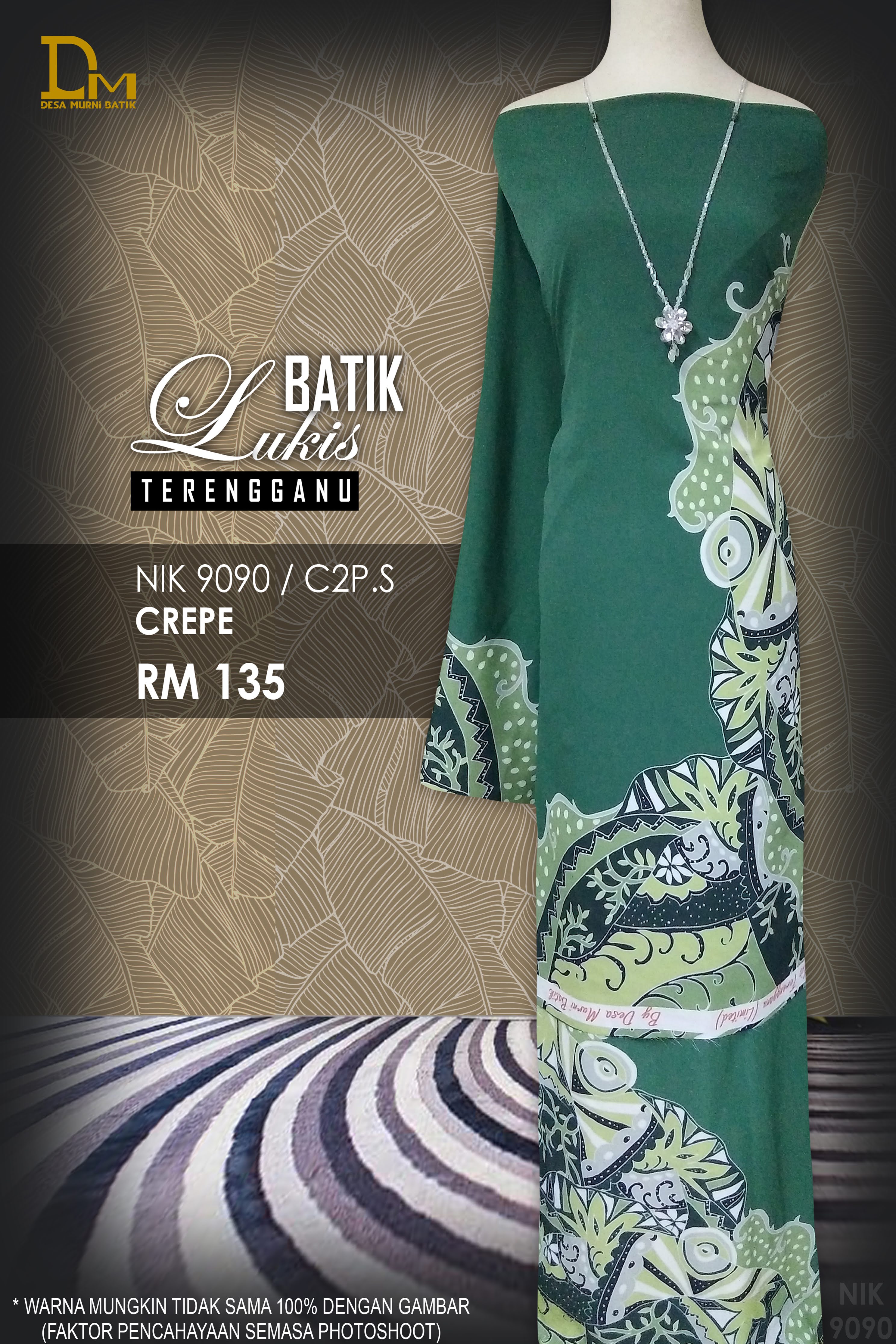 BATIK LUKIS TERENGGANU CREPE NIK 9090