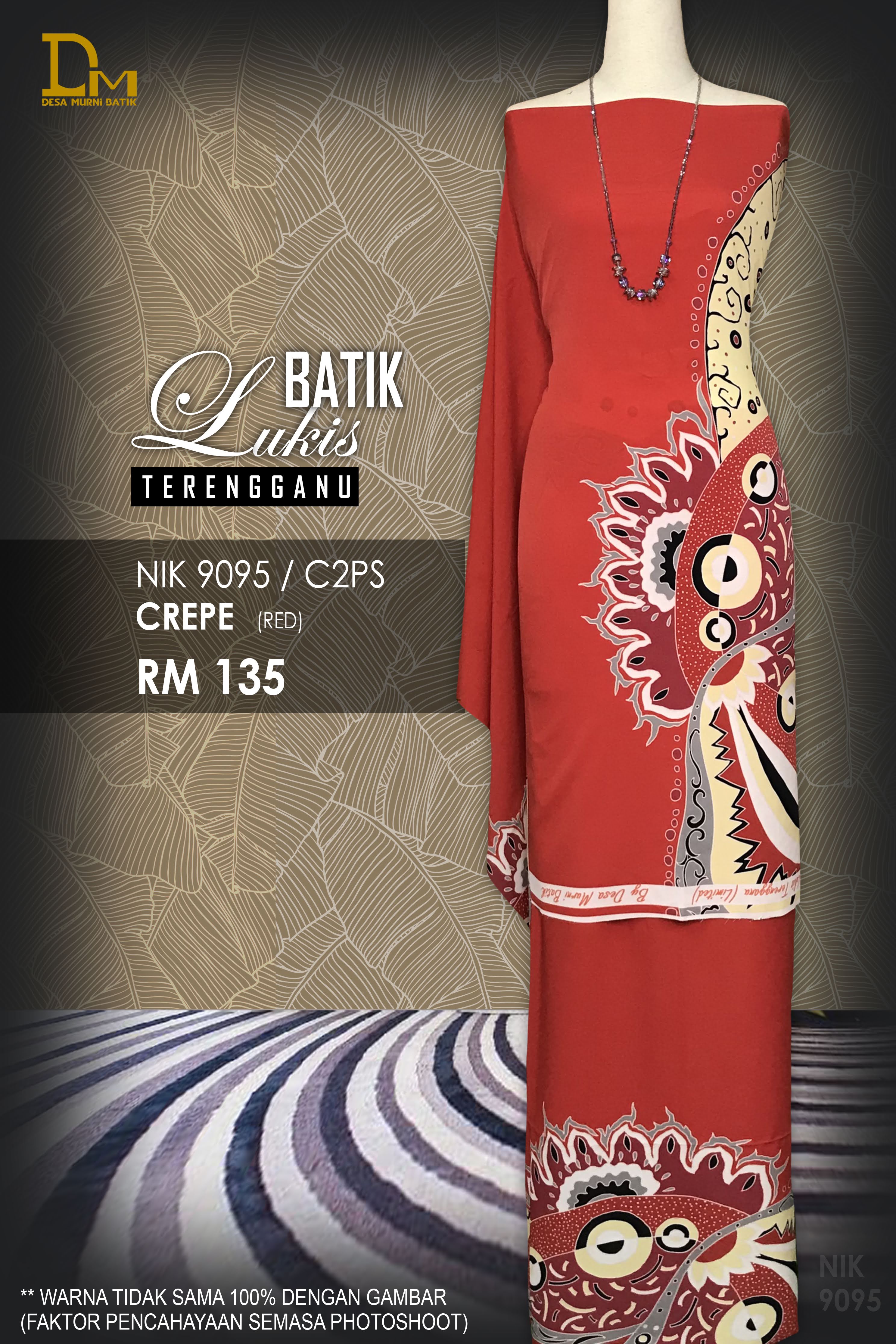BATIK LUKIS TERENGGANU CREPE NIK 9095
