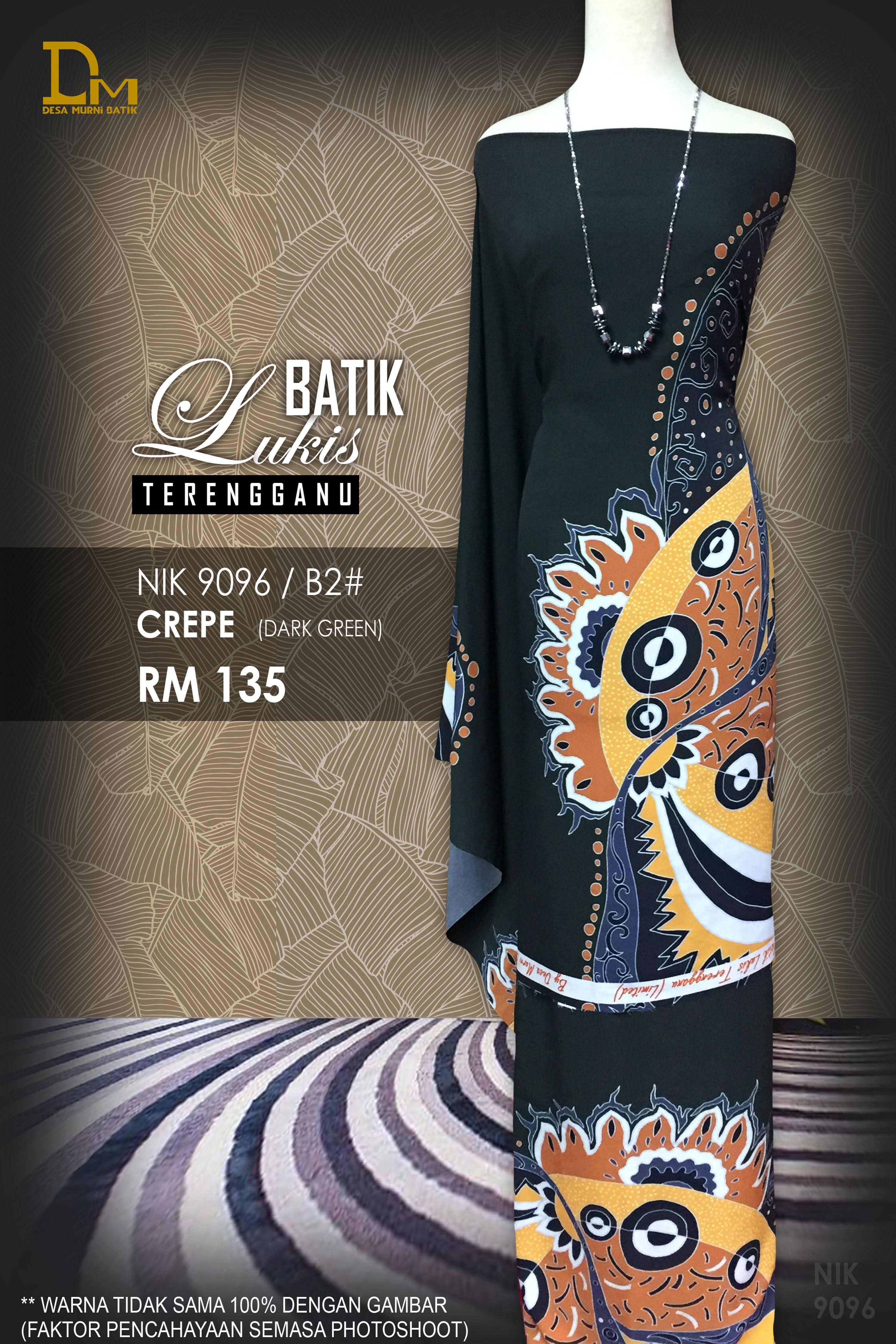 BATIK LUKIS TERENGGANU CREPE NIK 9097