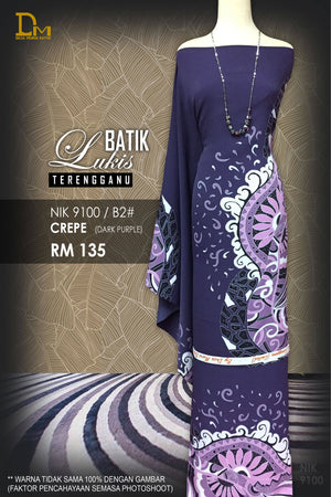 BATIK LUKIS TERENGGANU CREPE NIK 9100