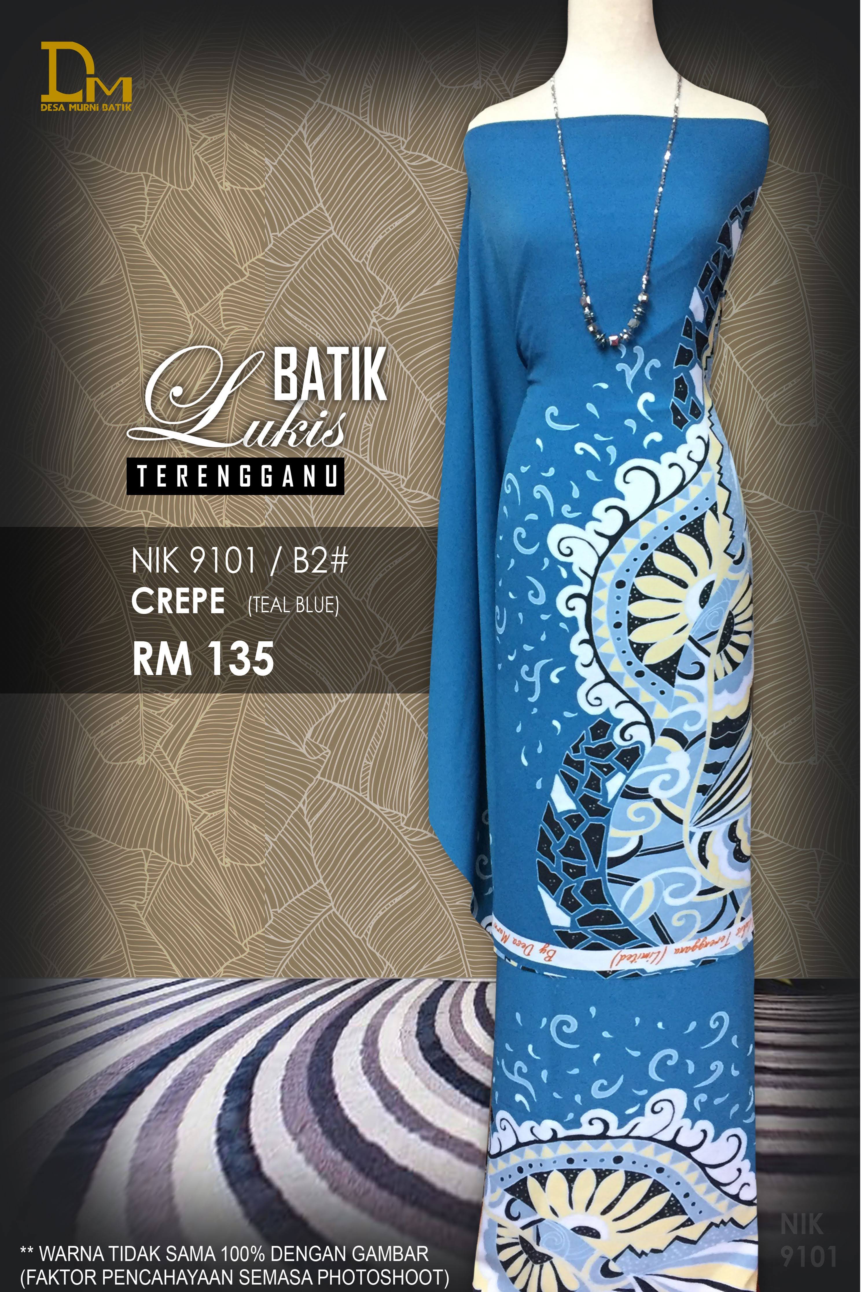 BATIK LUKIS TERENGGANU CREPE NIK 9101