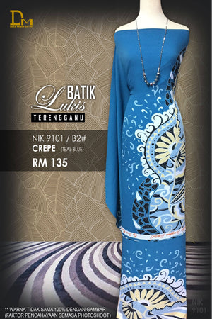 BATIK LUKIS TERENGGANU CREPE NIK 9101