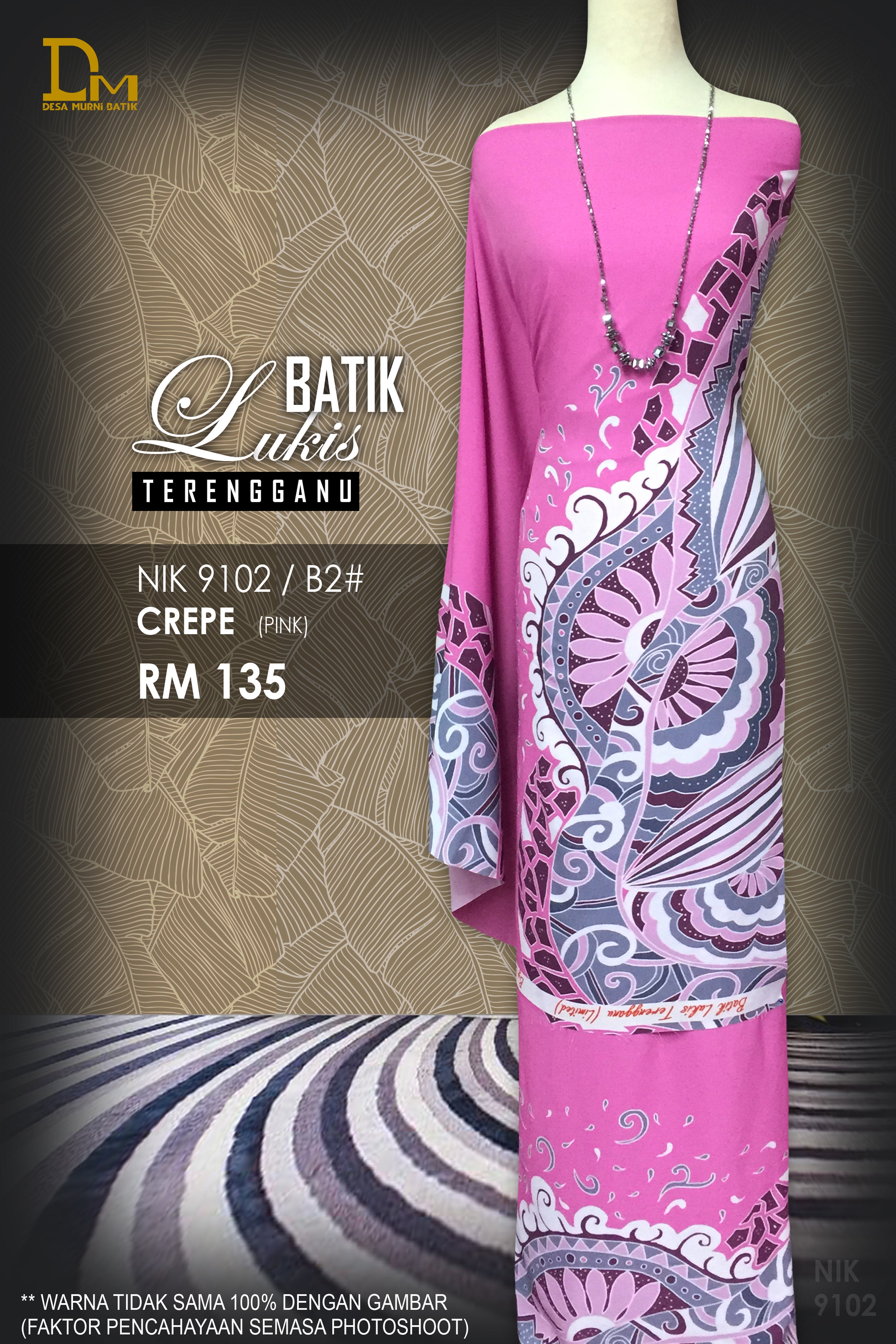BATIK LUKIS TERENGGANU CREPE NIK 9102