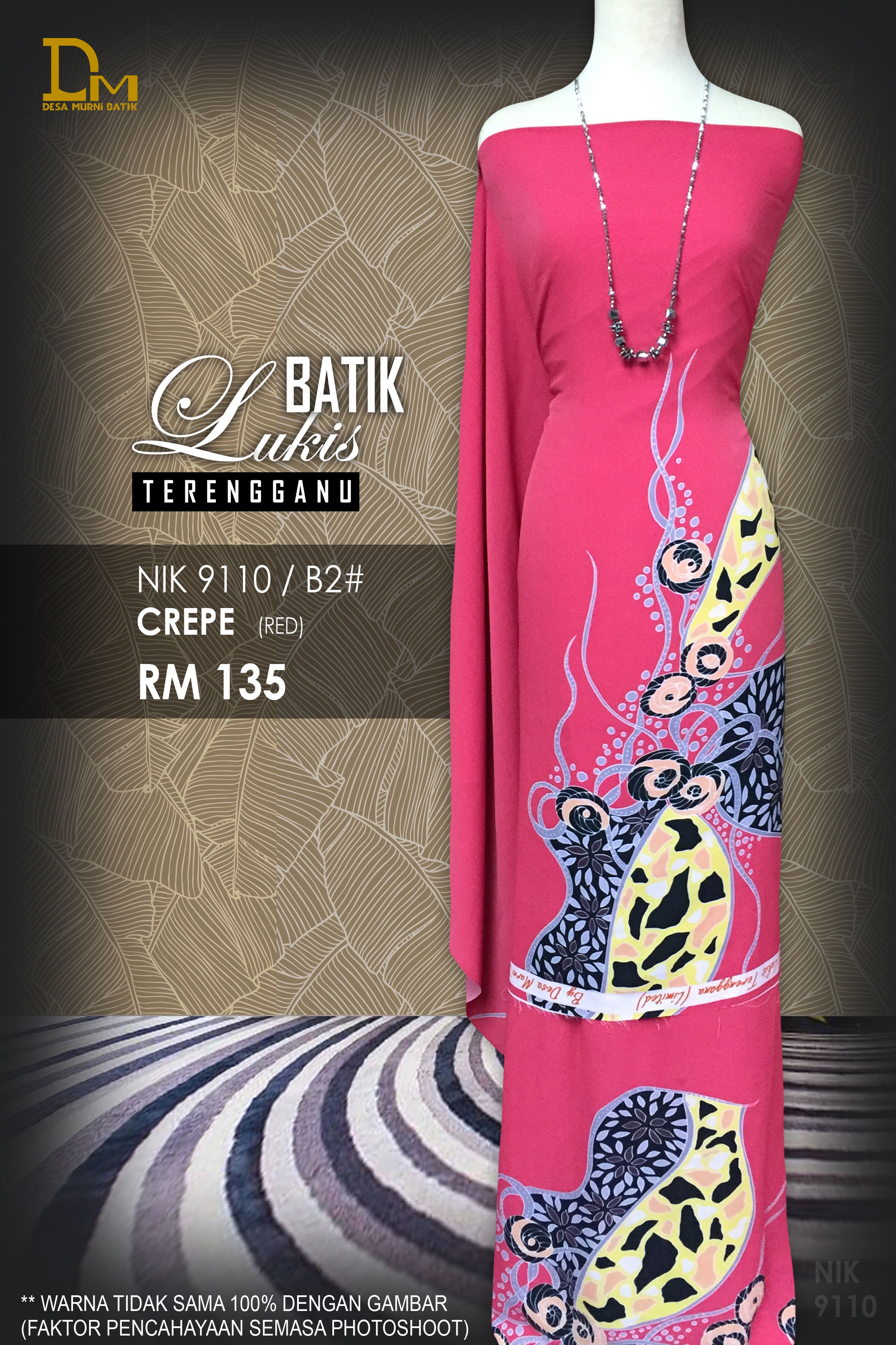 BATIK LUKIS TERENGGANU CREPE NIK 9110