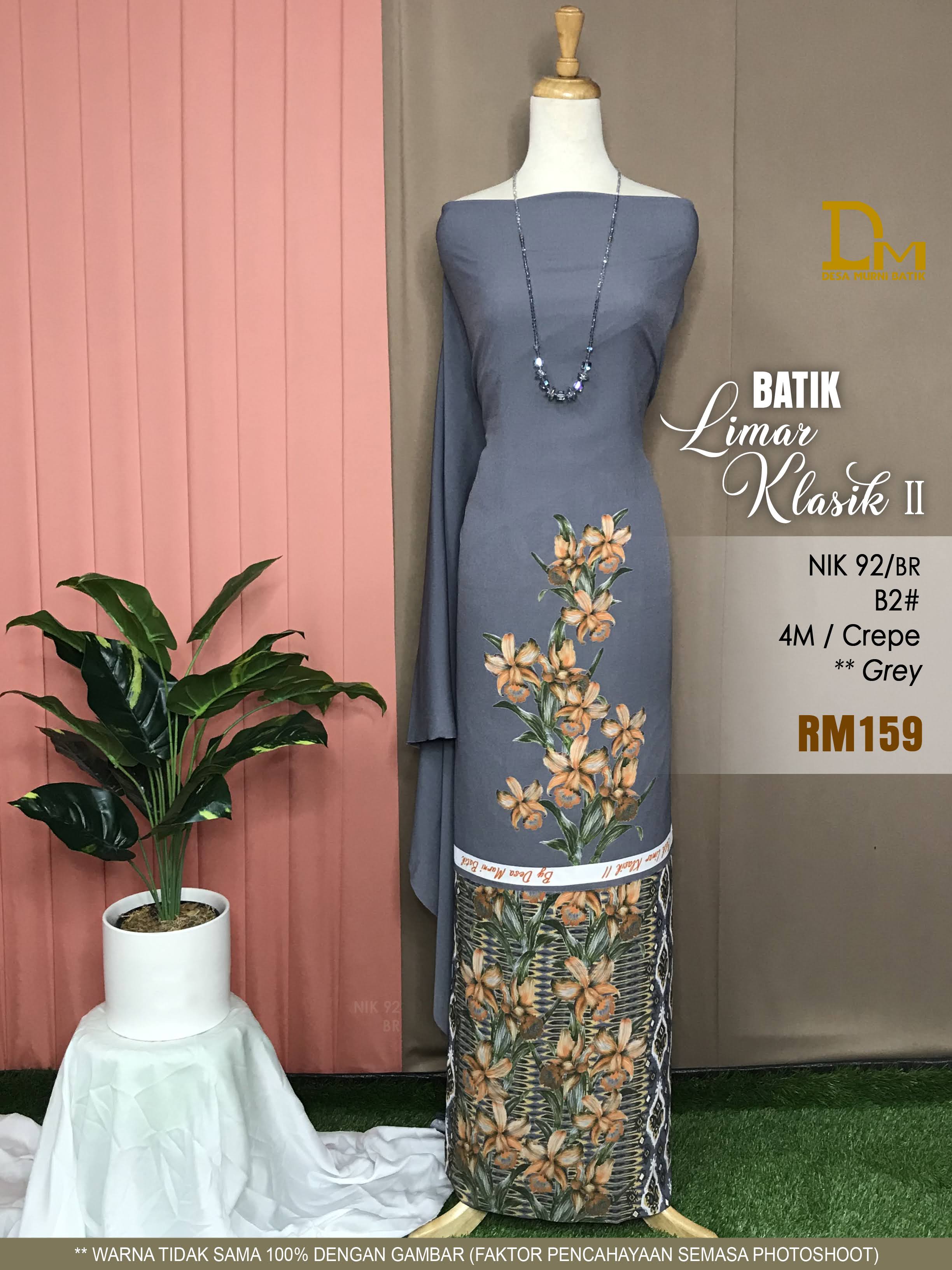BATIK LIMAR KLASIK II NIK 92