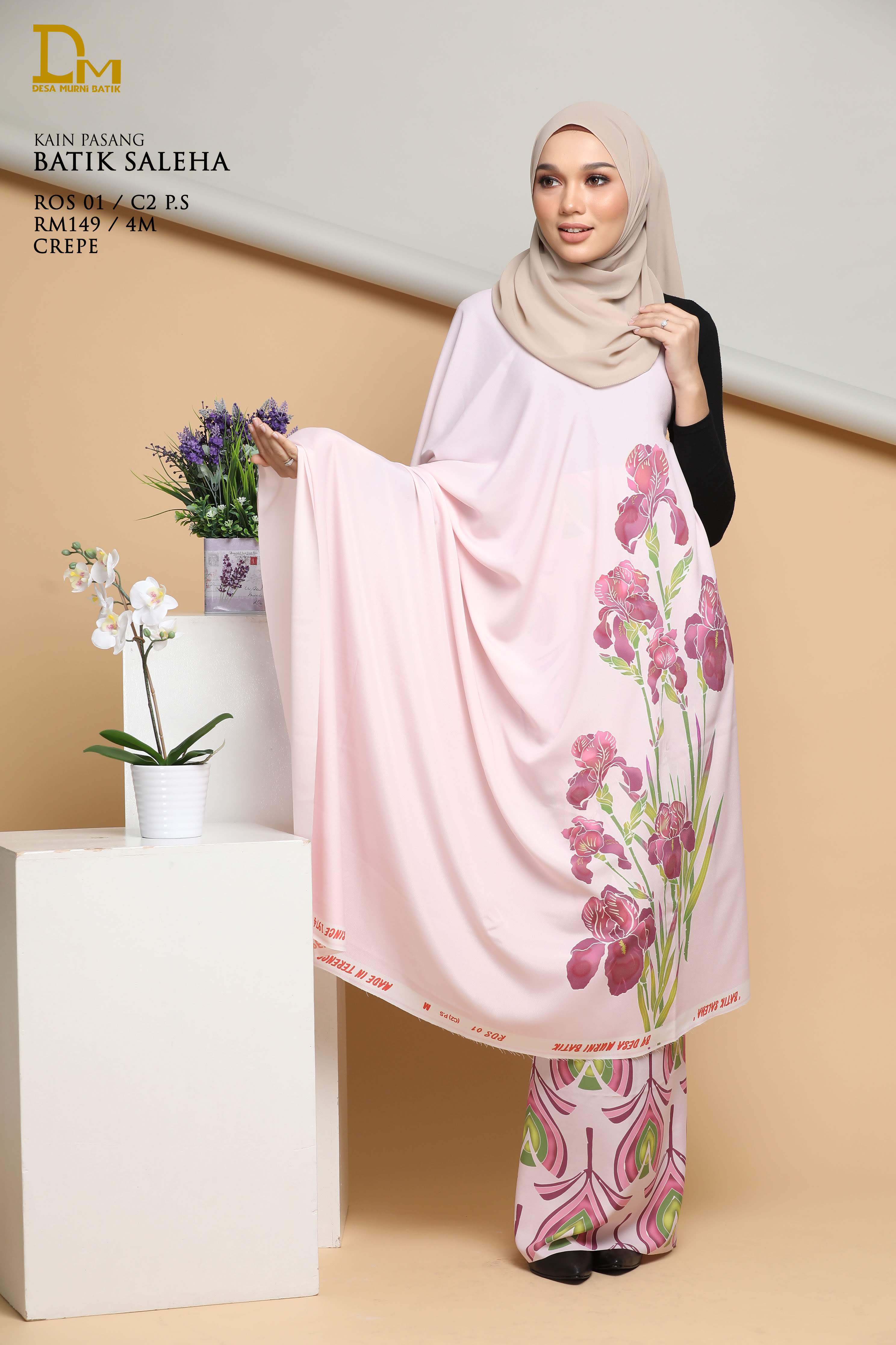 BATIK SALEHA CREPE ROS O1