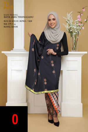 BATIK JAWA TERENGGANU ROS 02 ADJ 01 ROYAL SATIN
