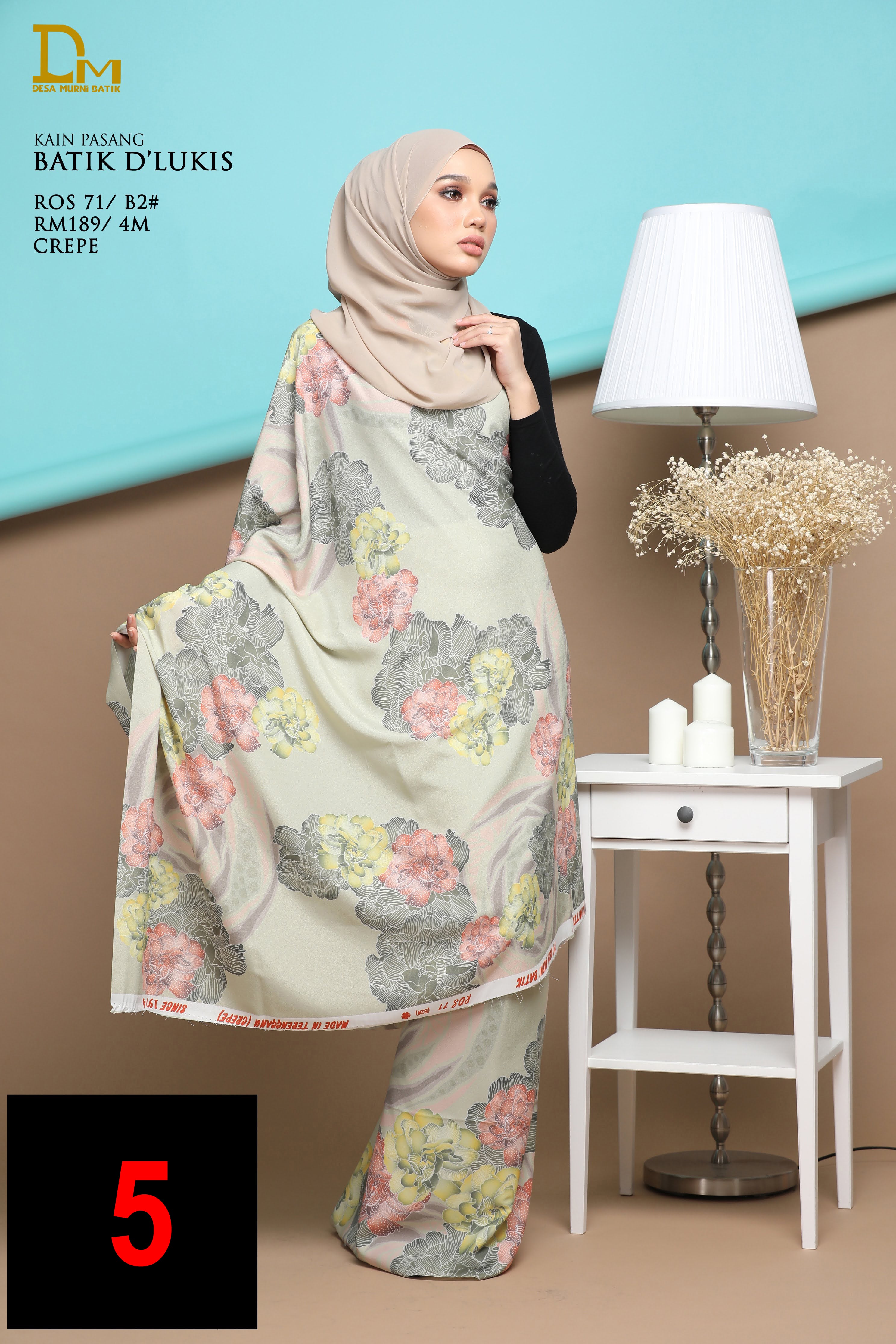 BATIK D' LUKIS ROS 71 CREPE