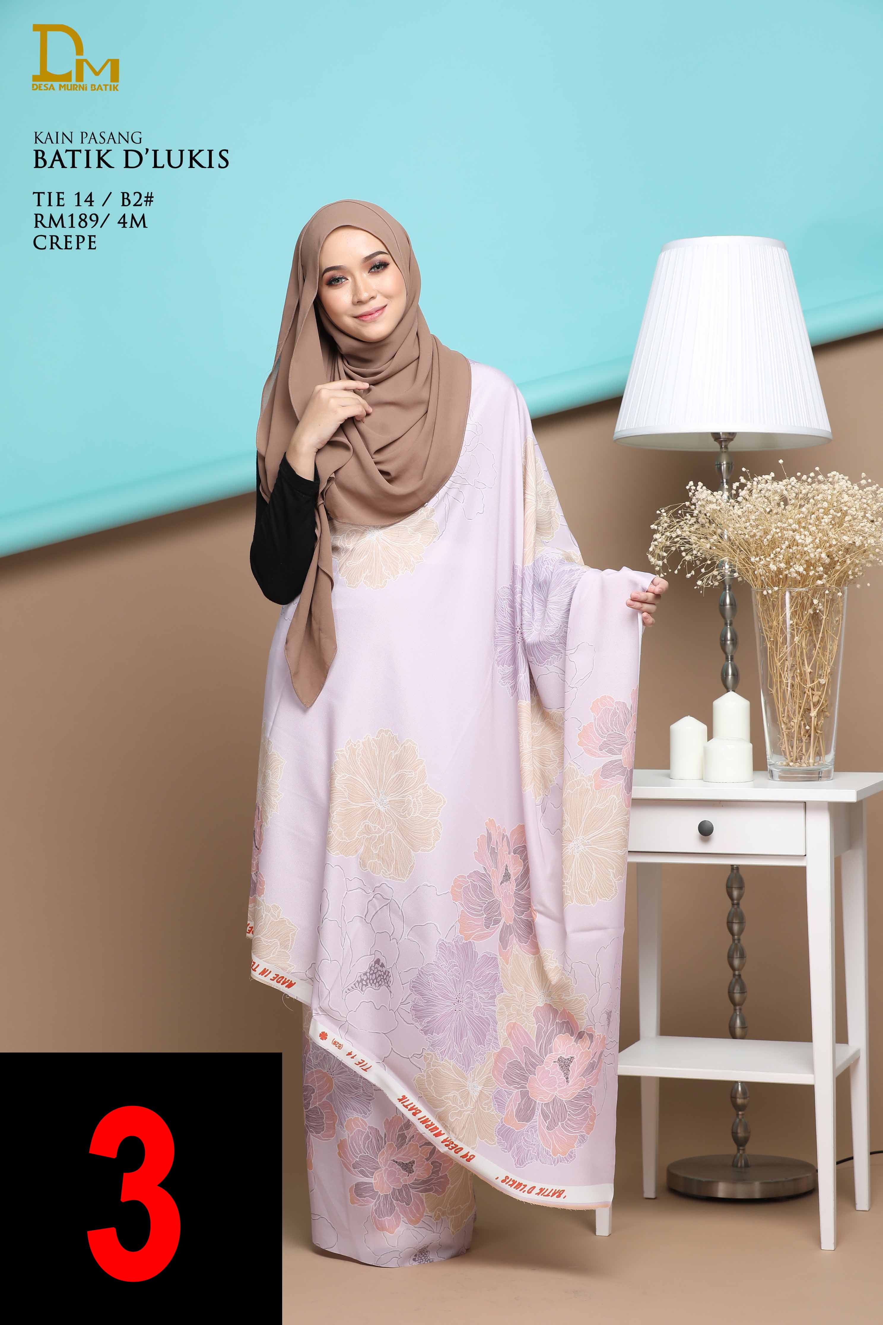 BATIK D' LUKIS TIE 14 CREPE