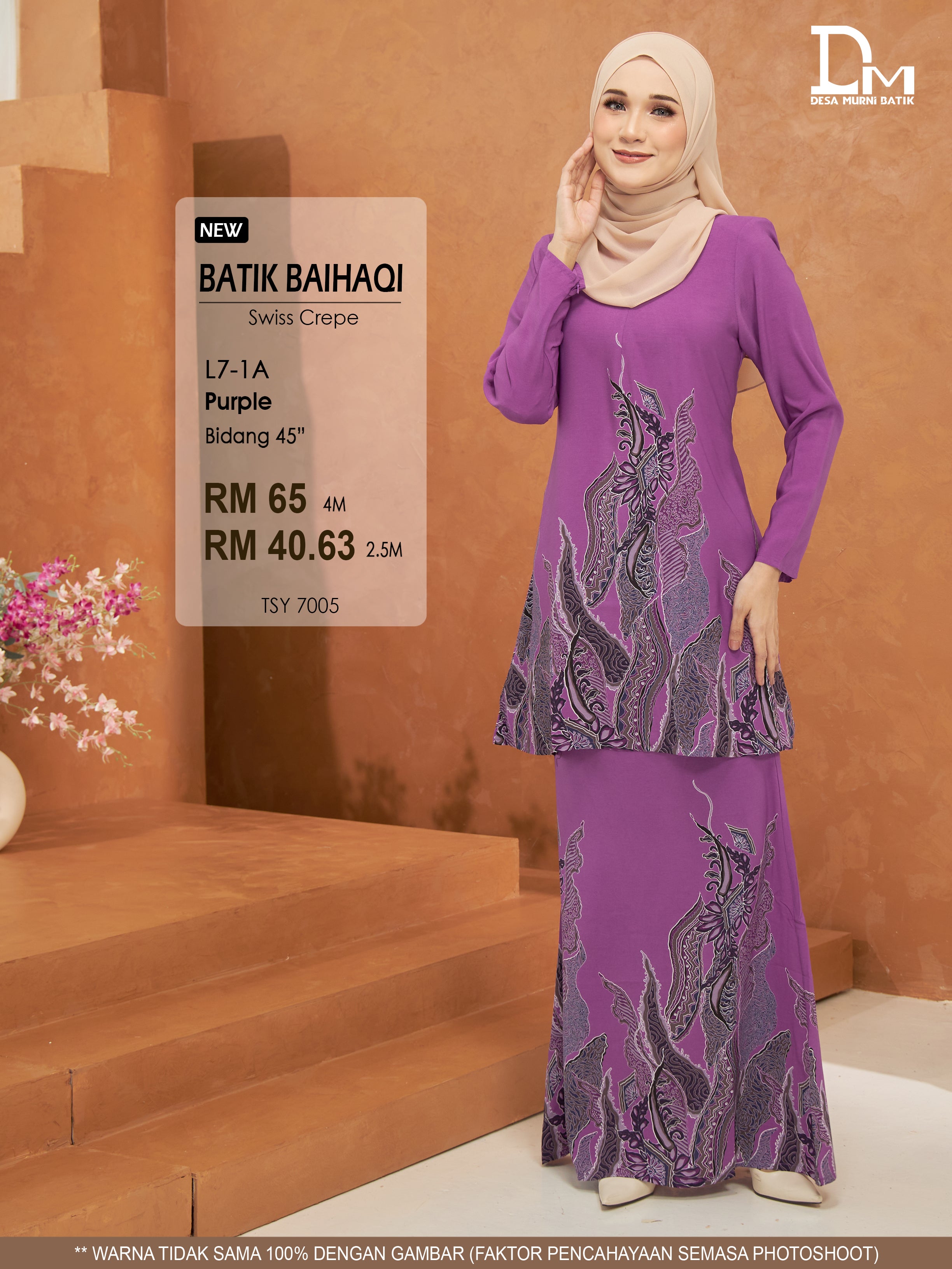 BAIHAQI L 7-1 PURPLE
