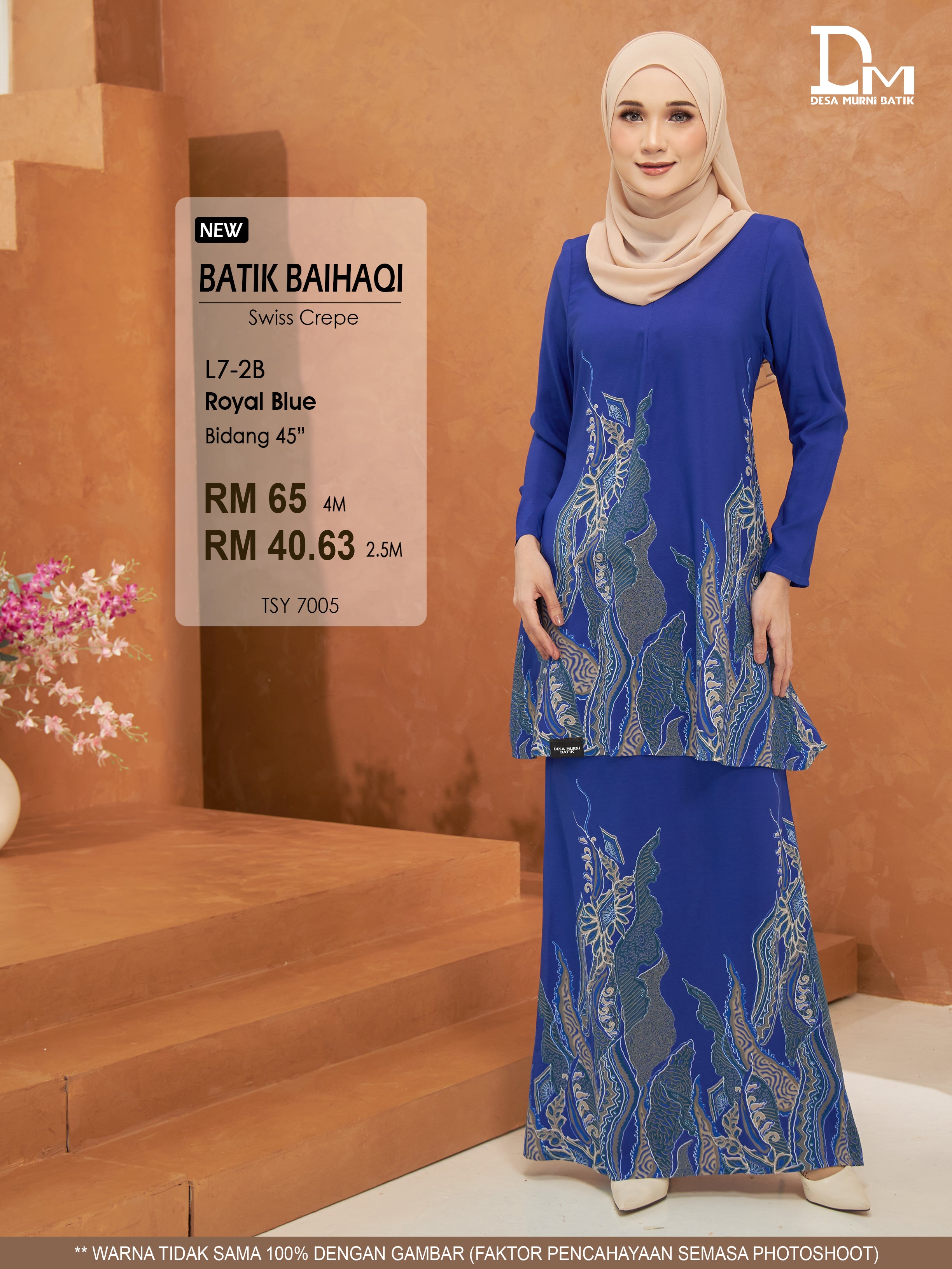 BAIHAQI L 7-2 ROYAL BLUE
