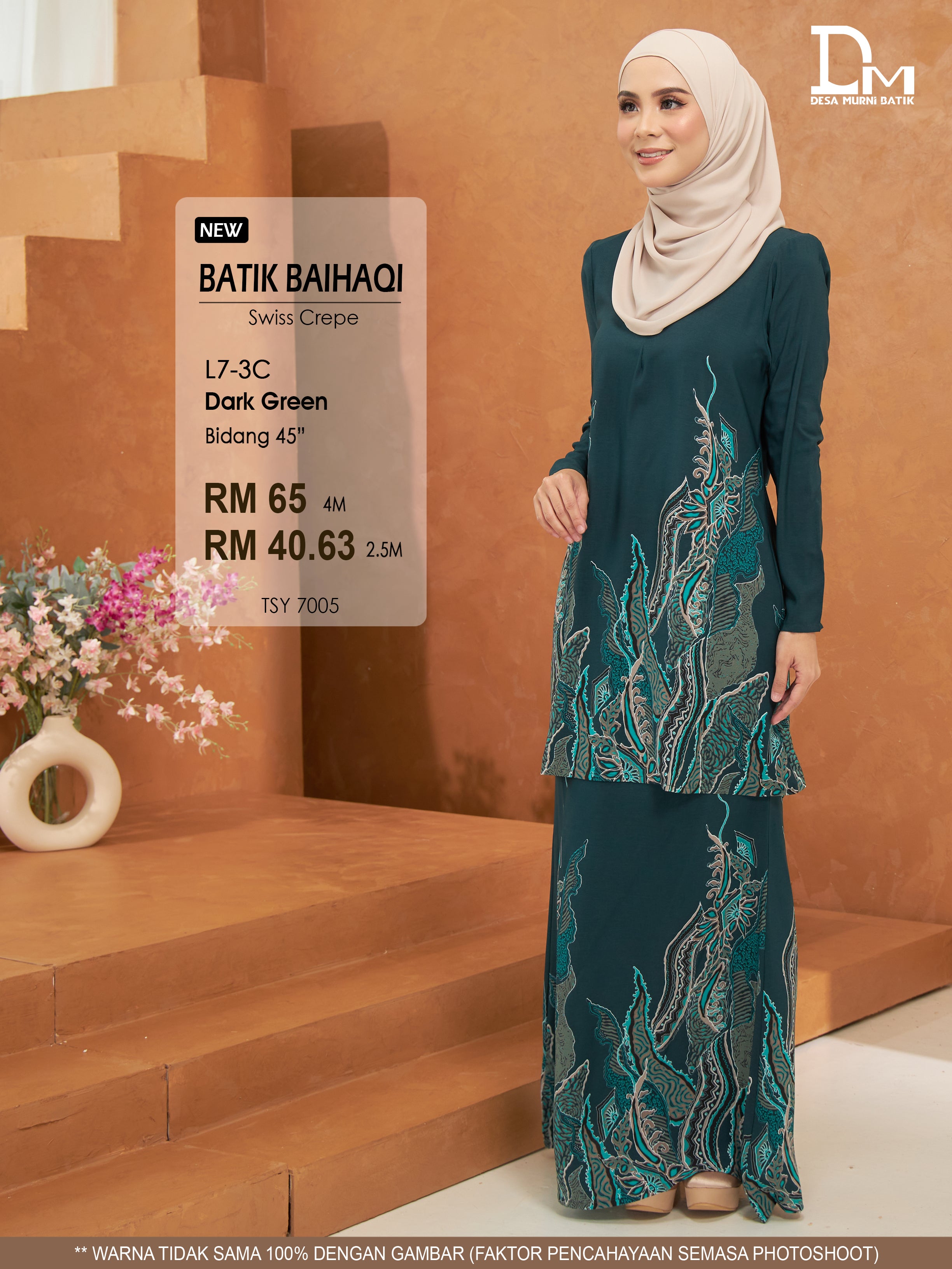 BAIHAQI L 7-3 HIJAU GELAP
