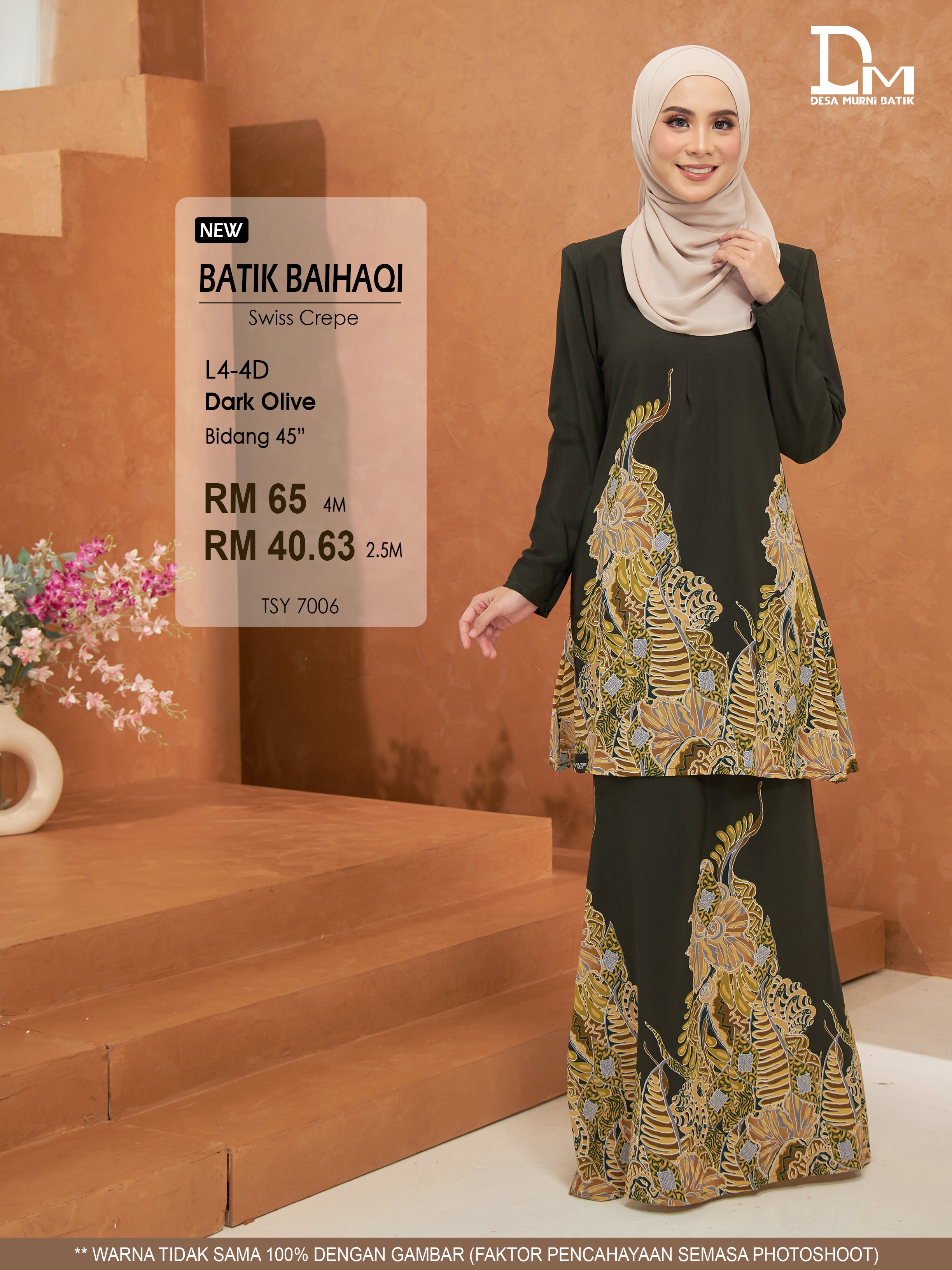 BAIHAQI L 4-4 DARK OLIVE