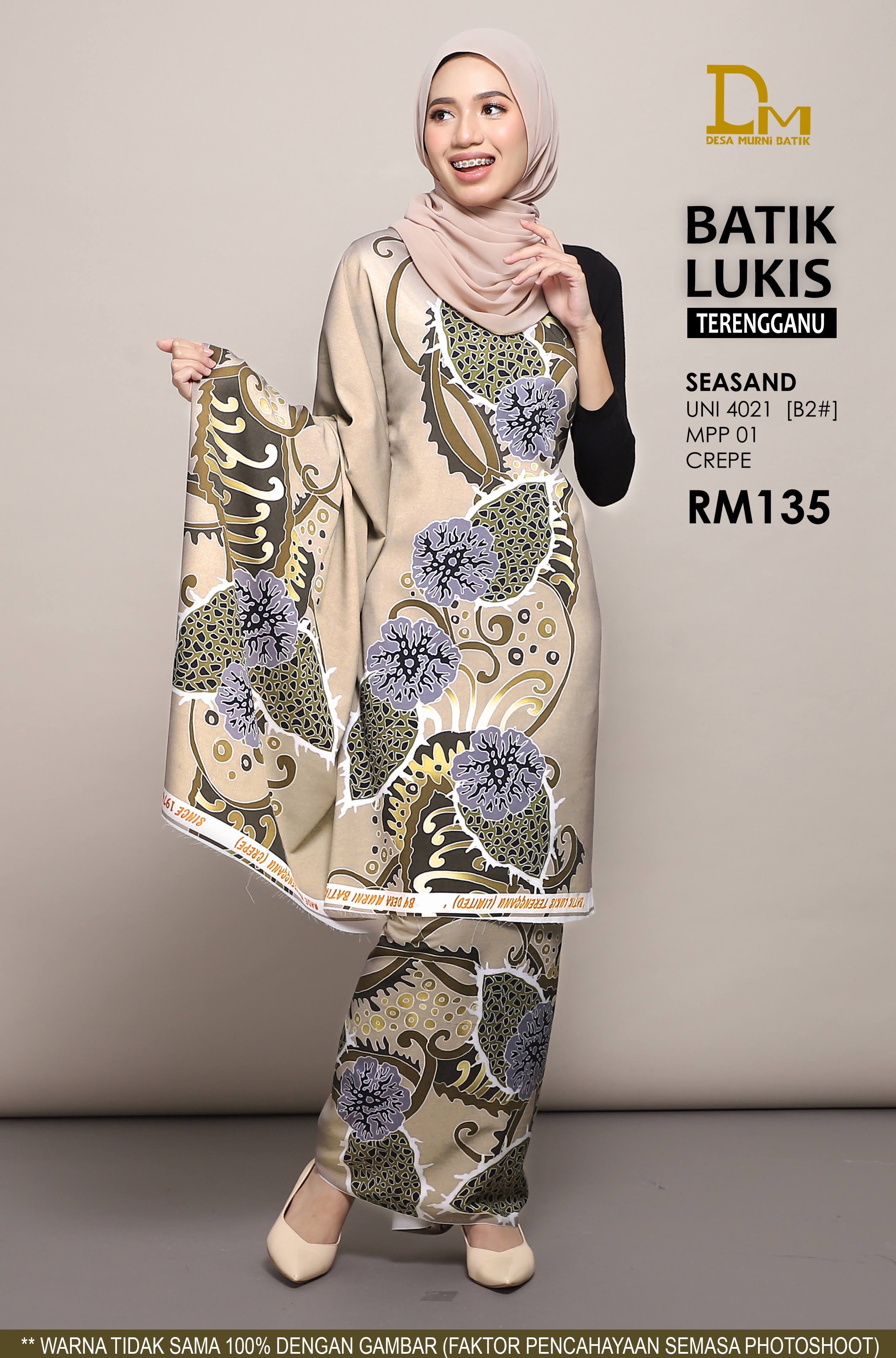 BATIK LUKIS TERENGGANU CREPE UNI 4021
