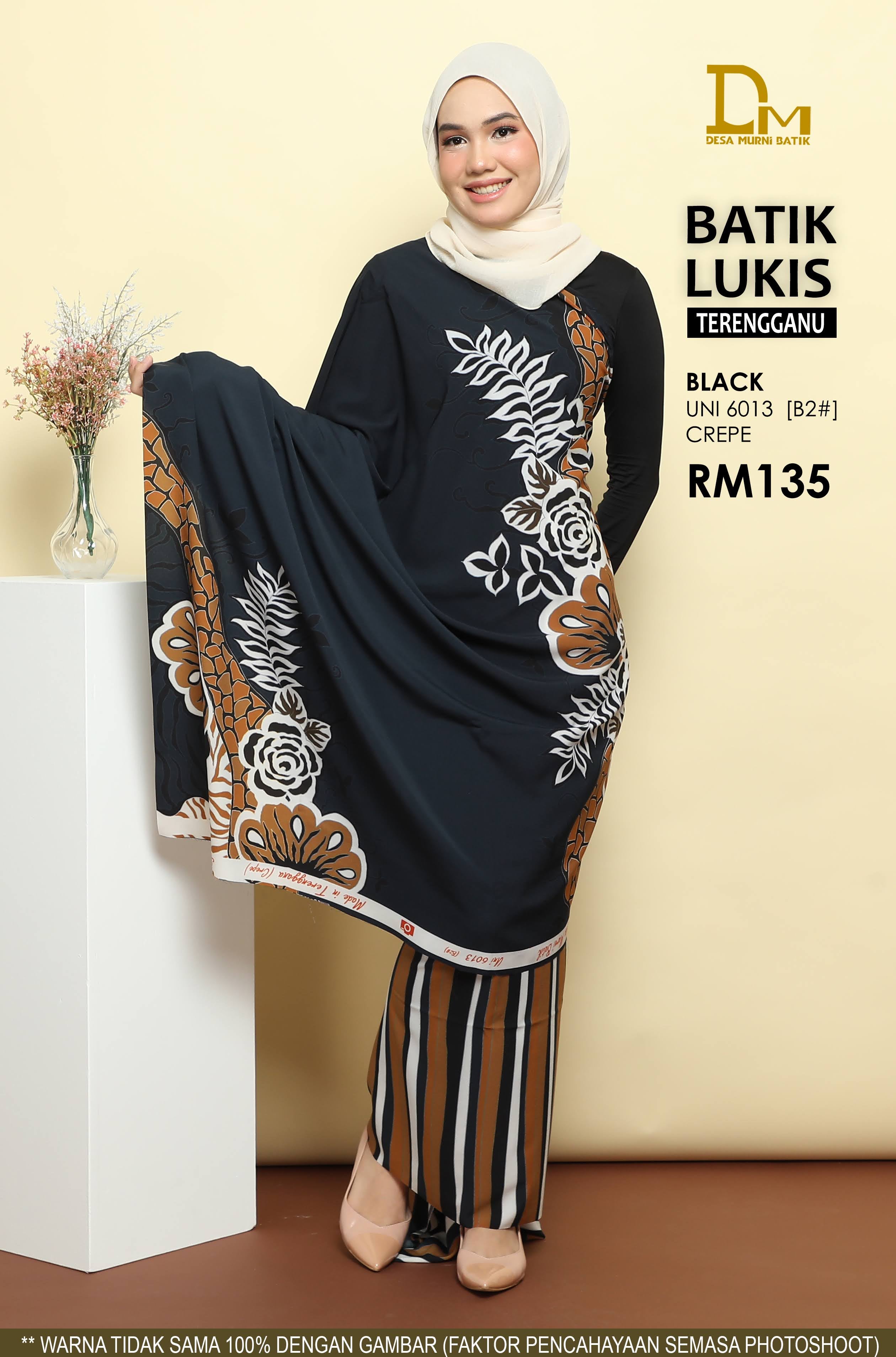 BATIK LUKIS TERENGGANU CREPE UNI 6013