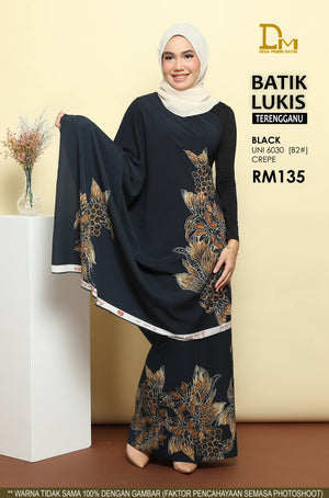 BATIK LUKIS TERENGGANU CREPE UNI 6030