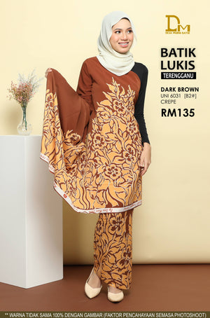 BATIK LUKIS TERENGGANU CREPE UNI 6031