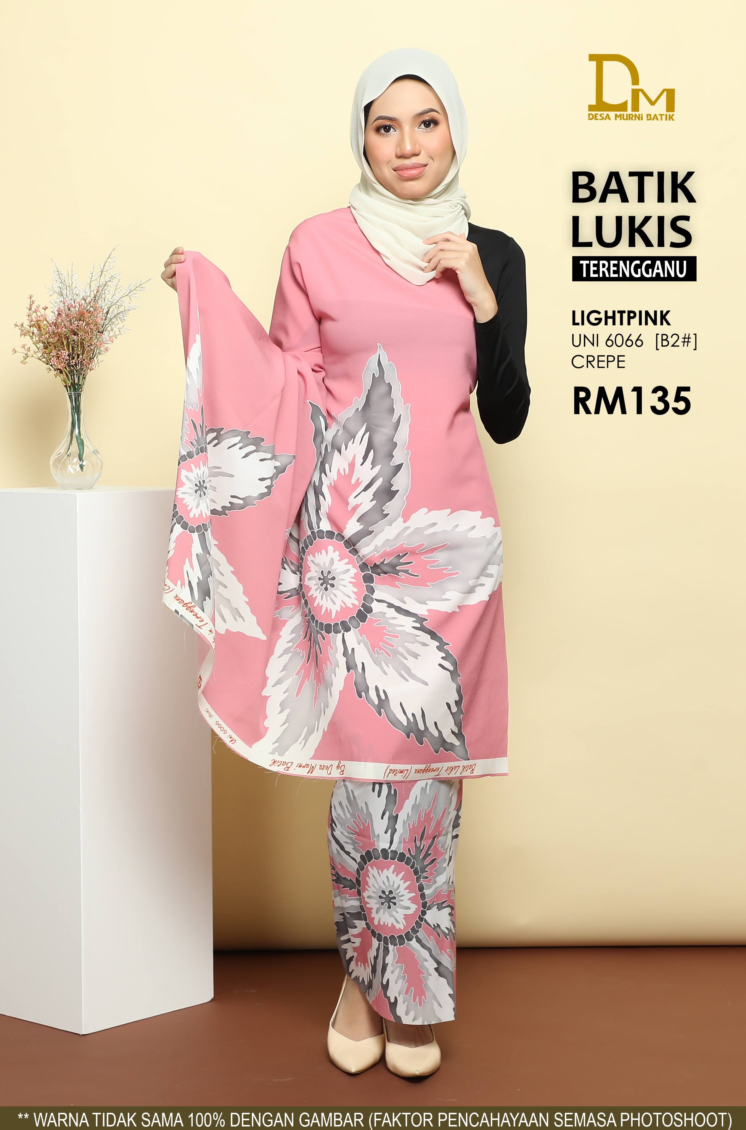 BATIK LUKIS TERENGGANU CREPE UNI 6066