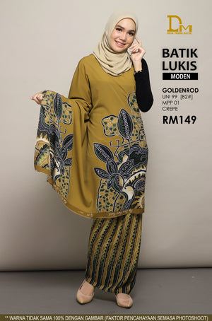 BATIK LUKIS MODEN CREPE UNI 99