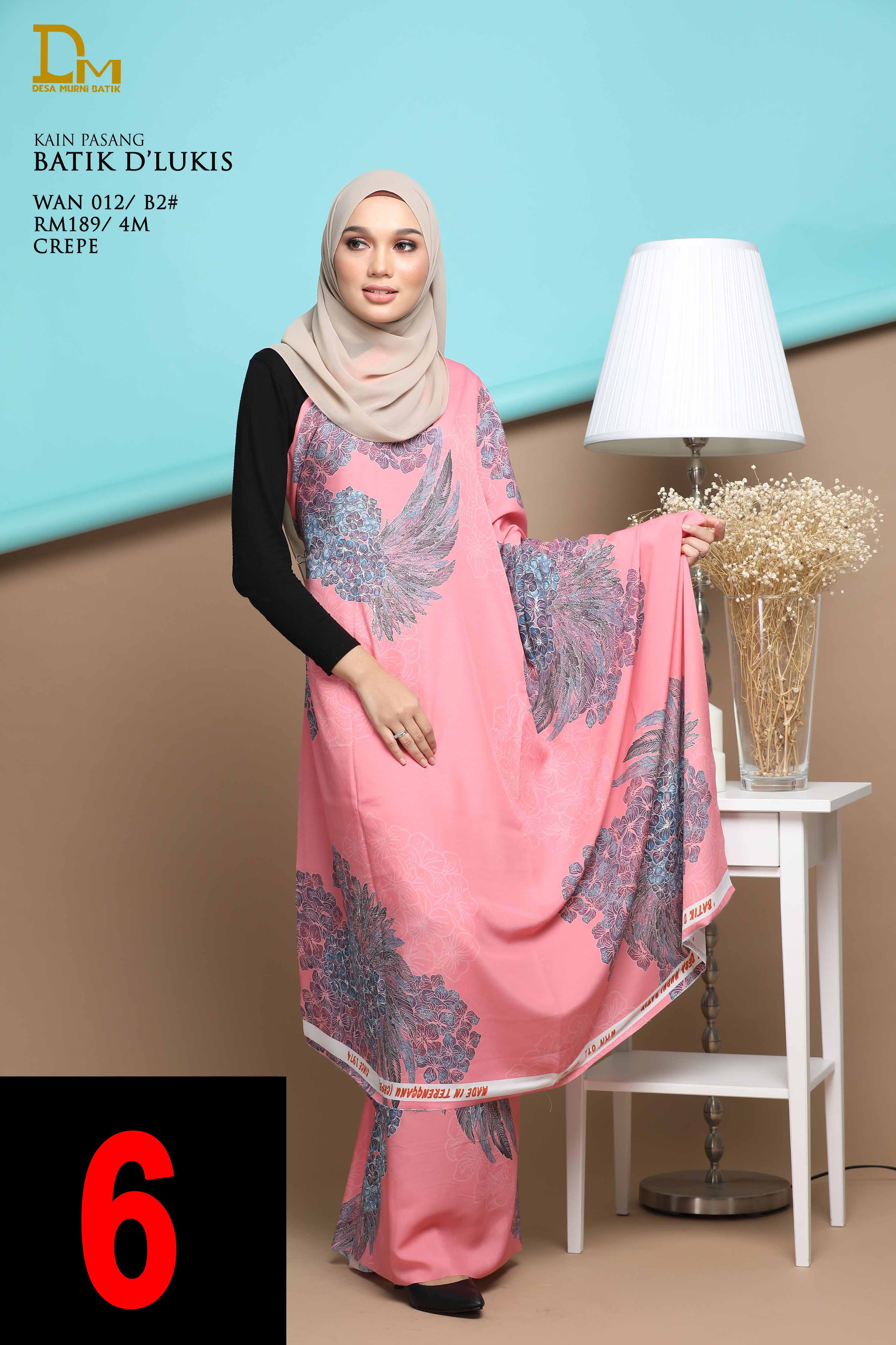 BATIK D' LUKIS WAN 012 CREPE