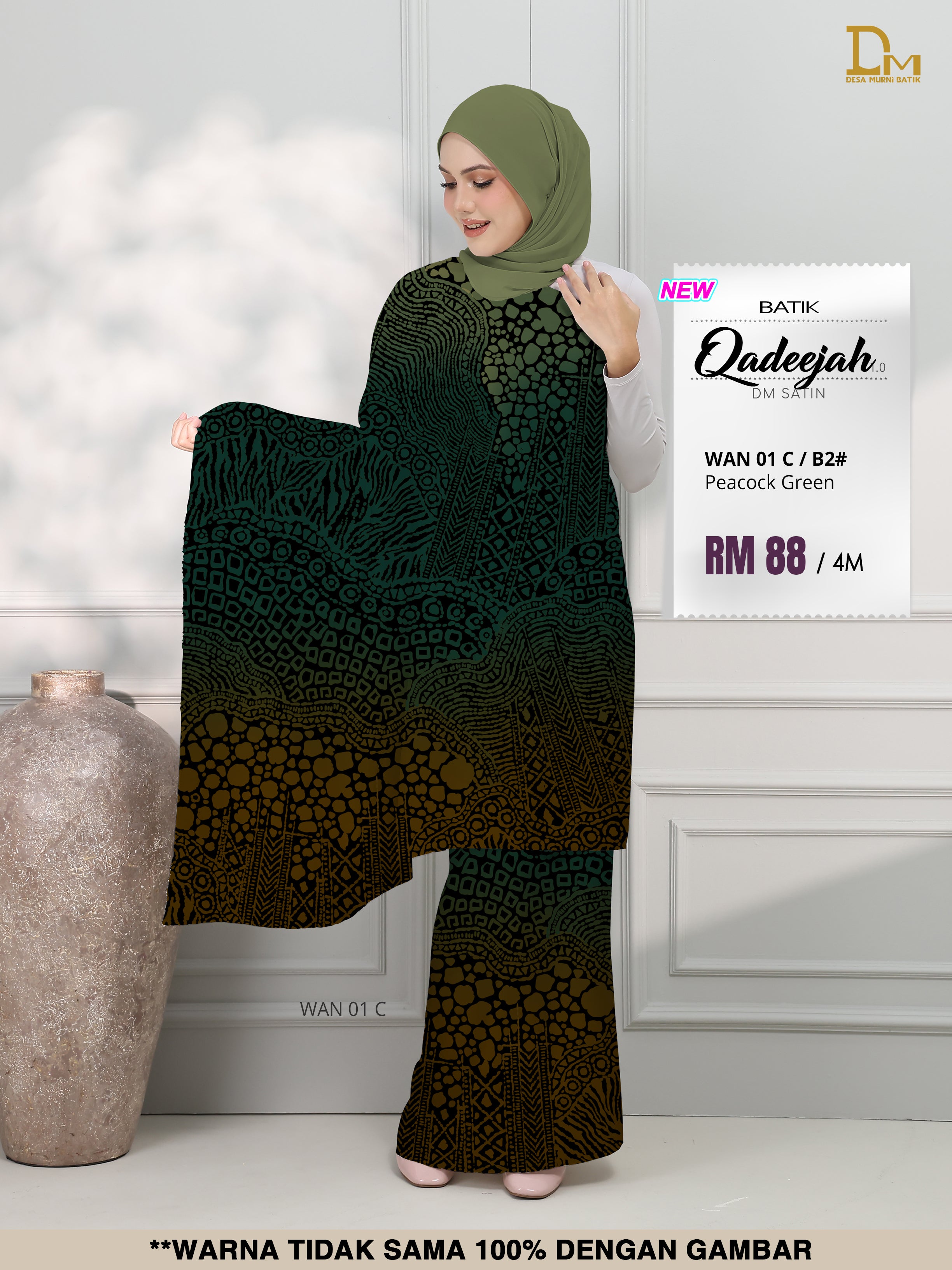 BATIK QADEEJAH SATIN WAN 01 C