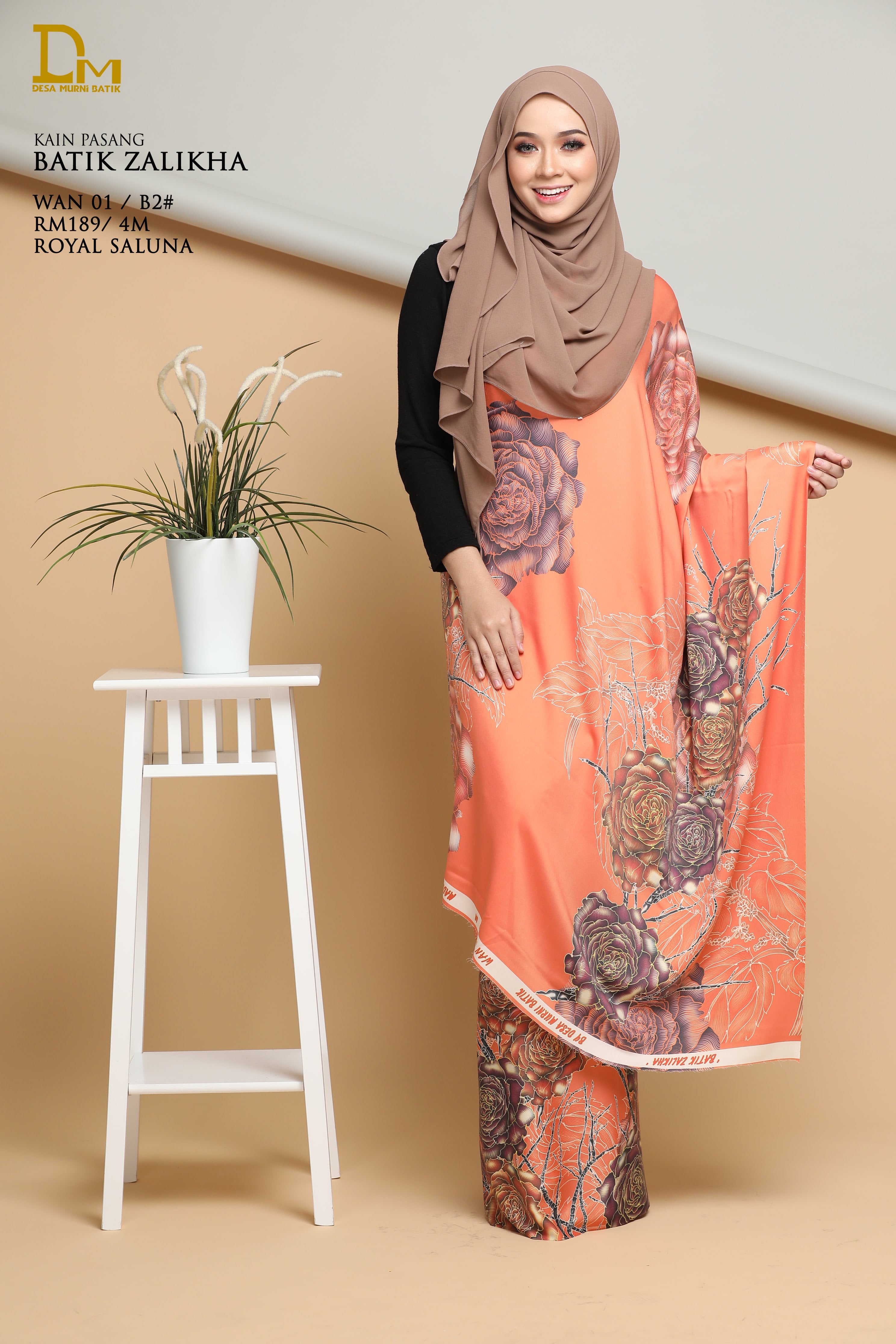BATIK ZALIKHA WAN 01 ROYAL SALUNA