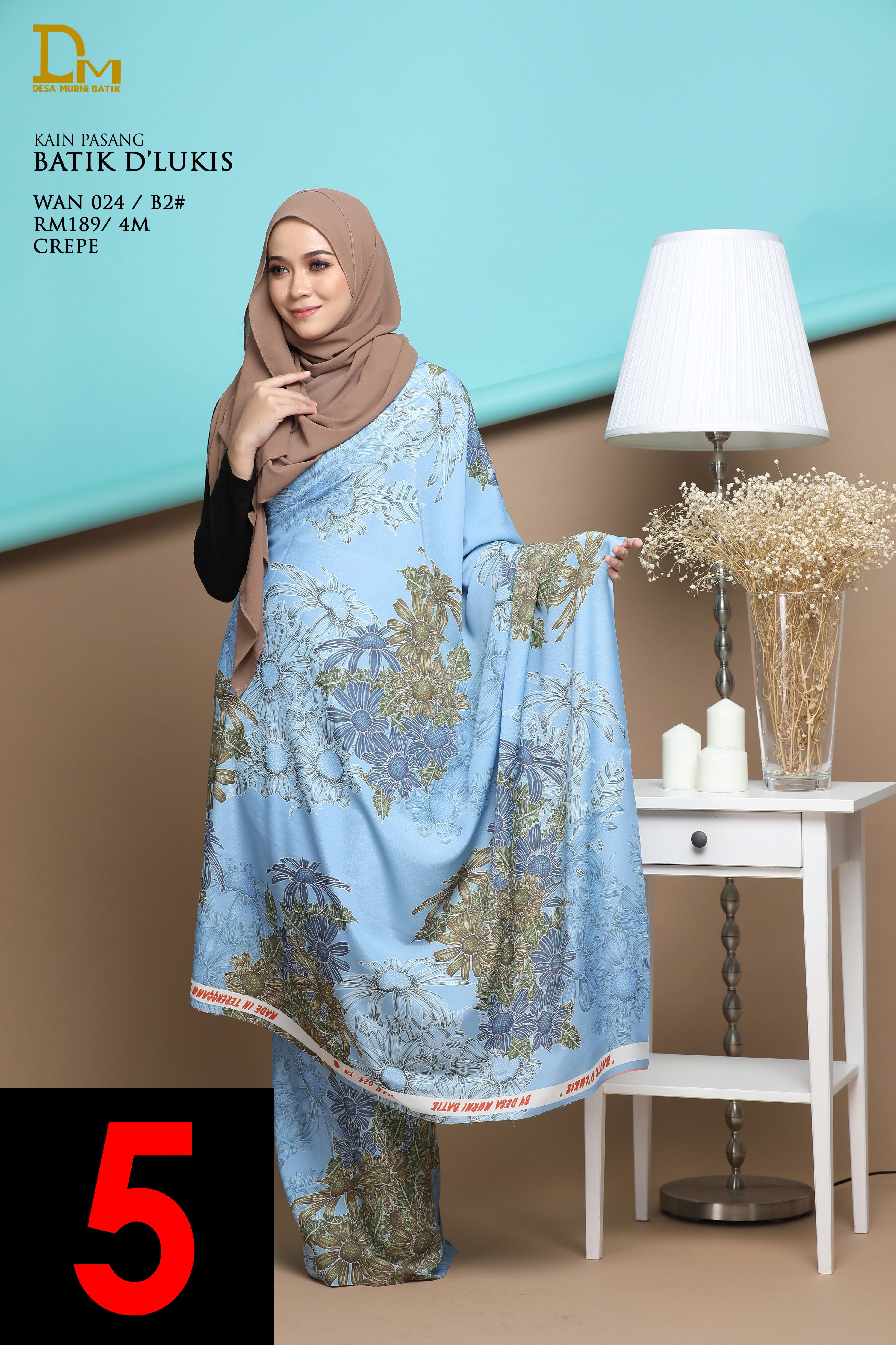 BATIK D' LUKIS WAN 024 CREPE