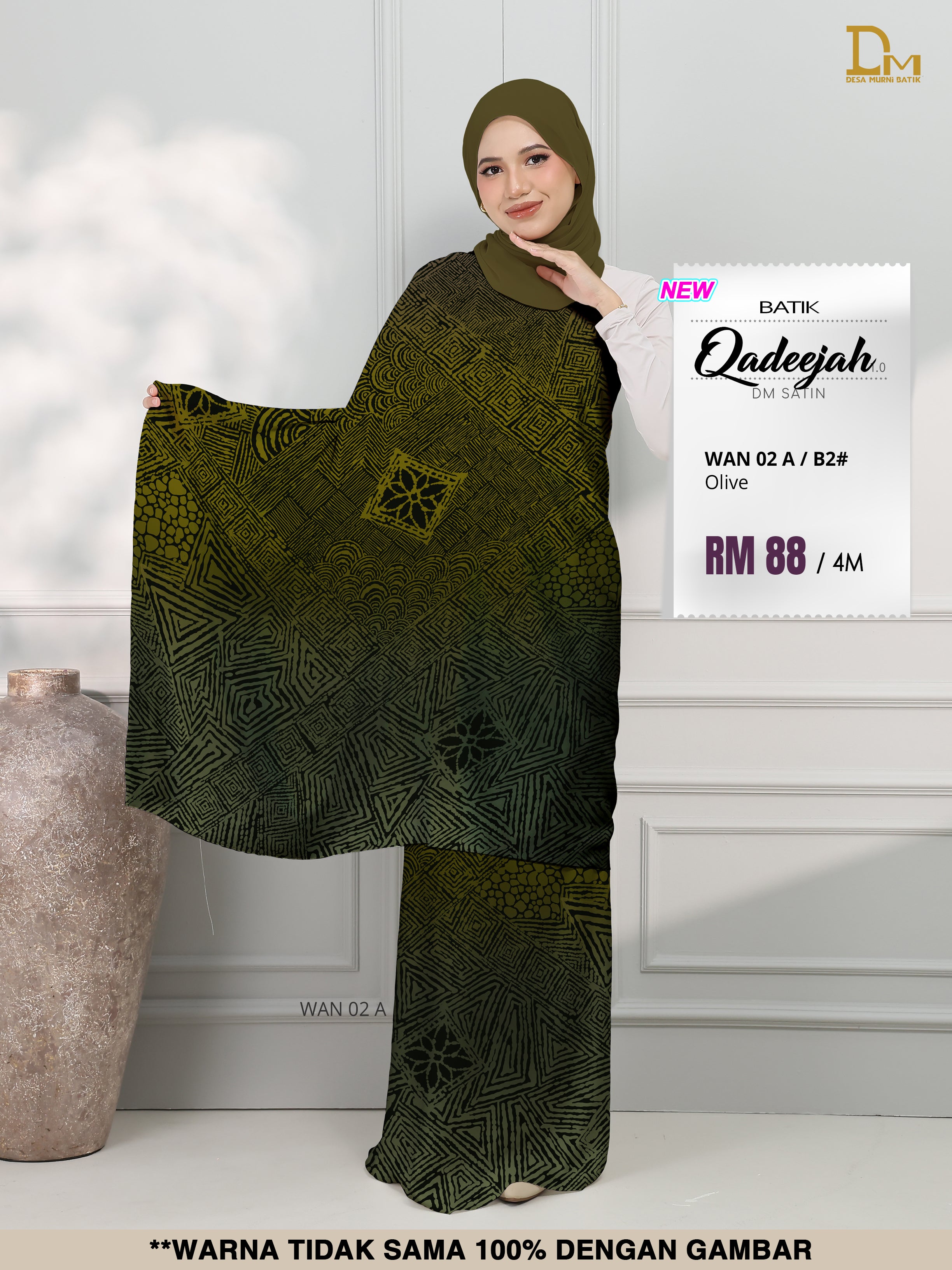 BATIK QADEEJAH SATIN WAN 02 A