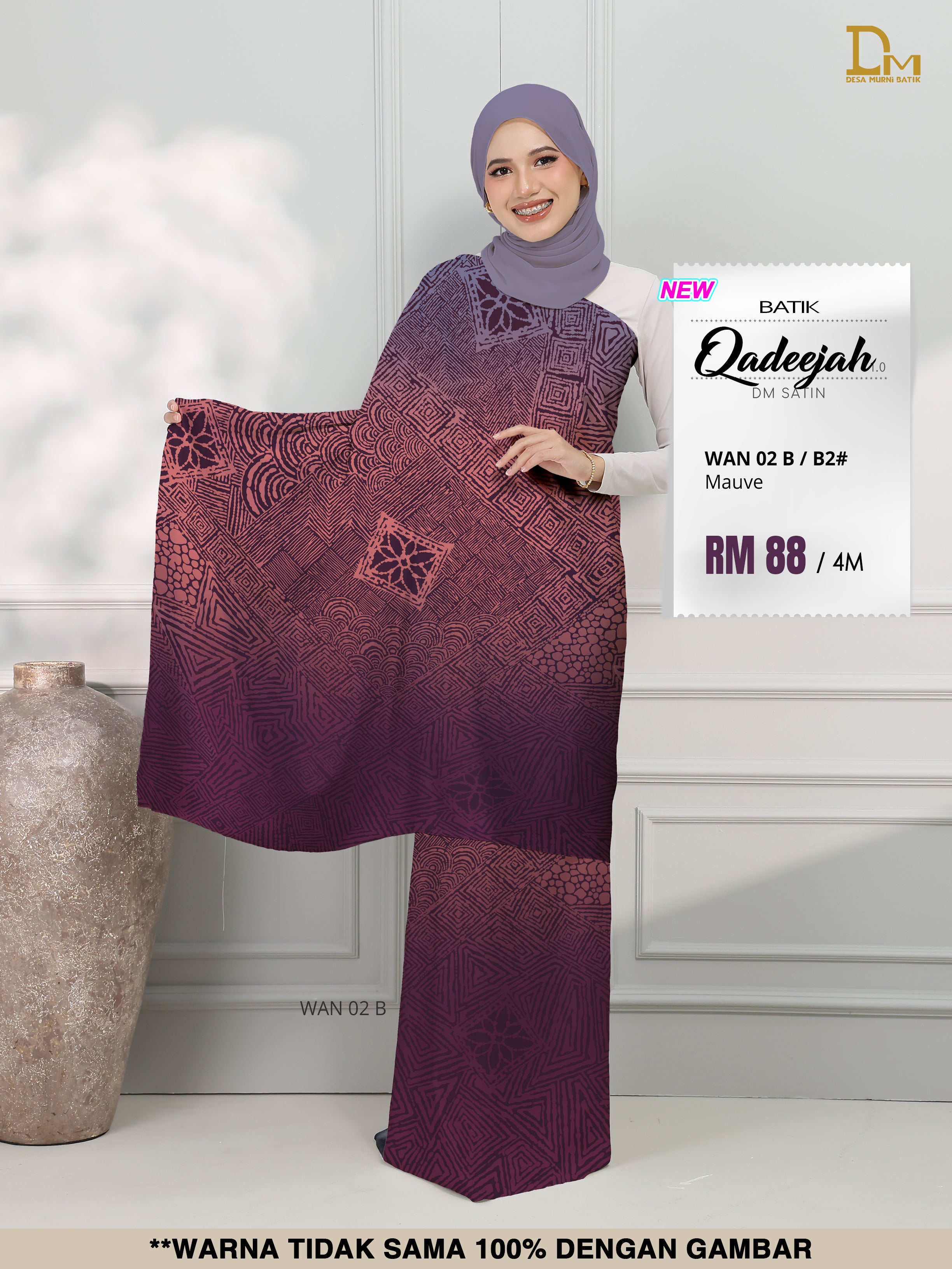 BATIK QADEEJAH SATIN WAN 02 B