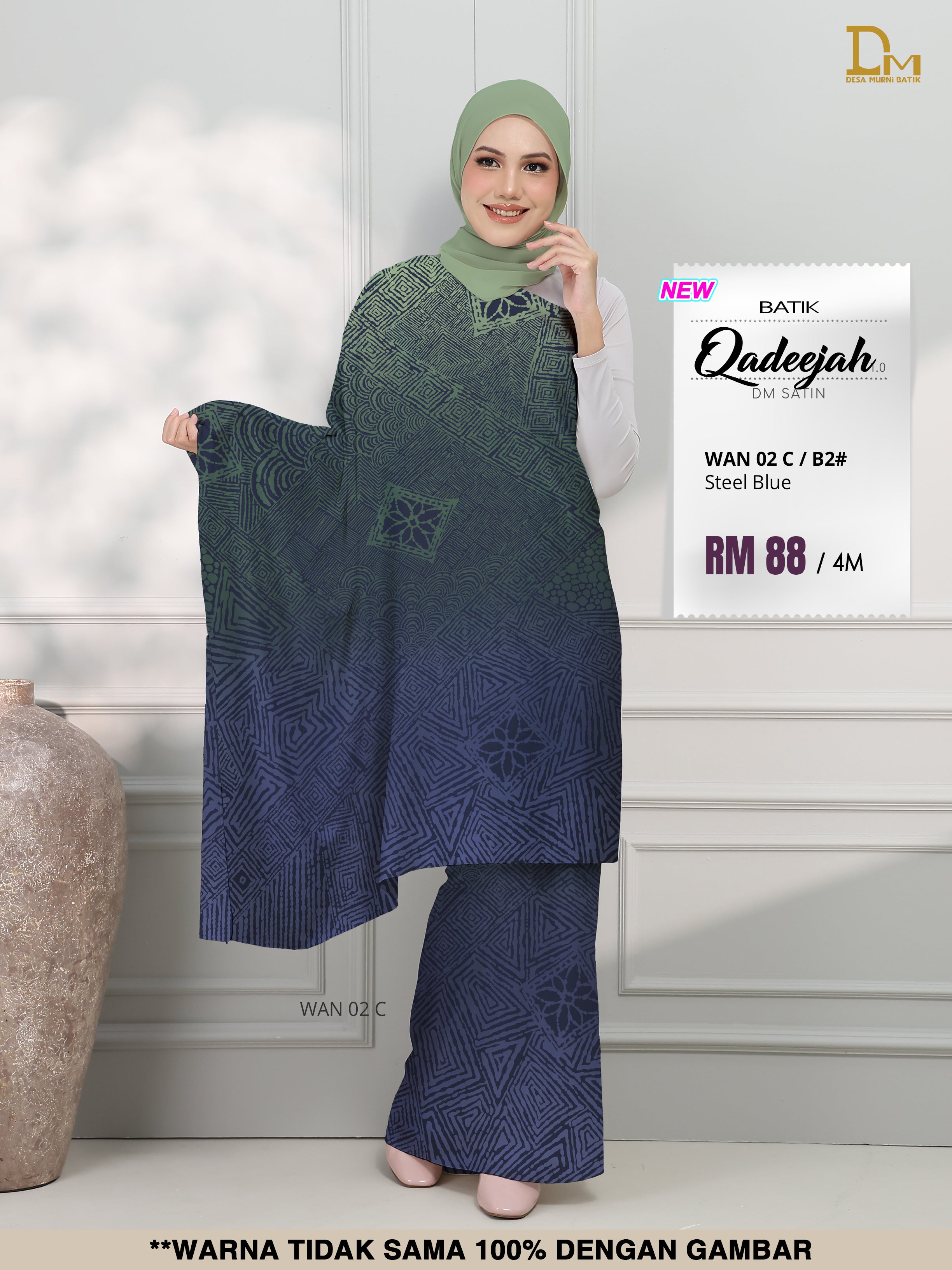BATIK QADEEJAH SATIN WAN 02 C