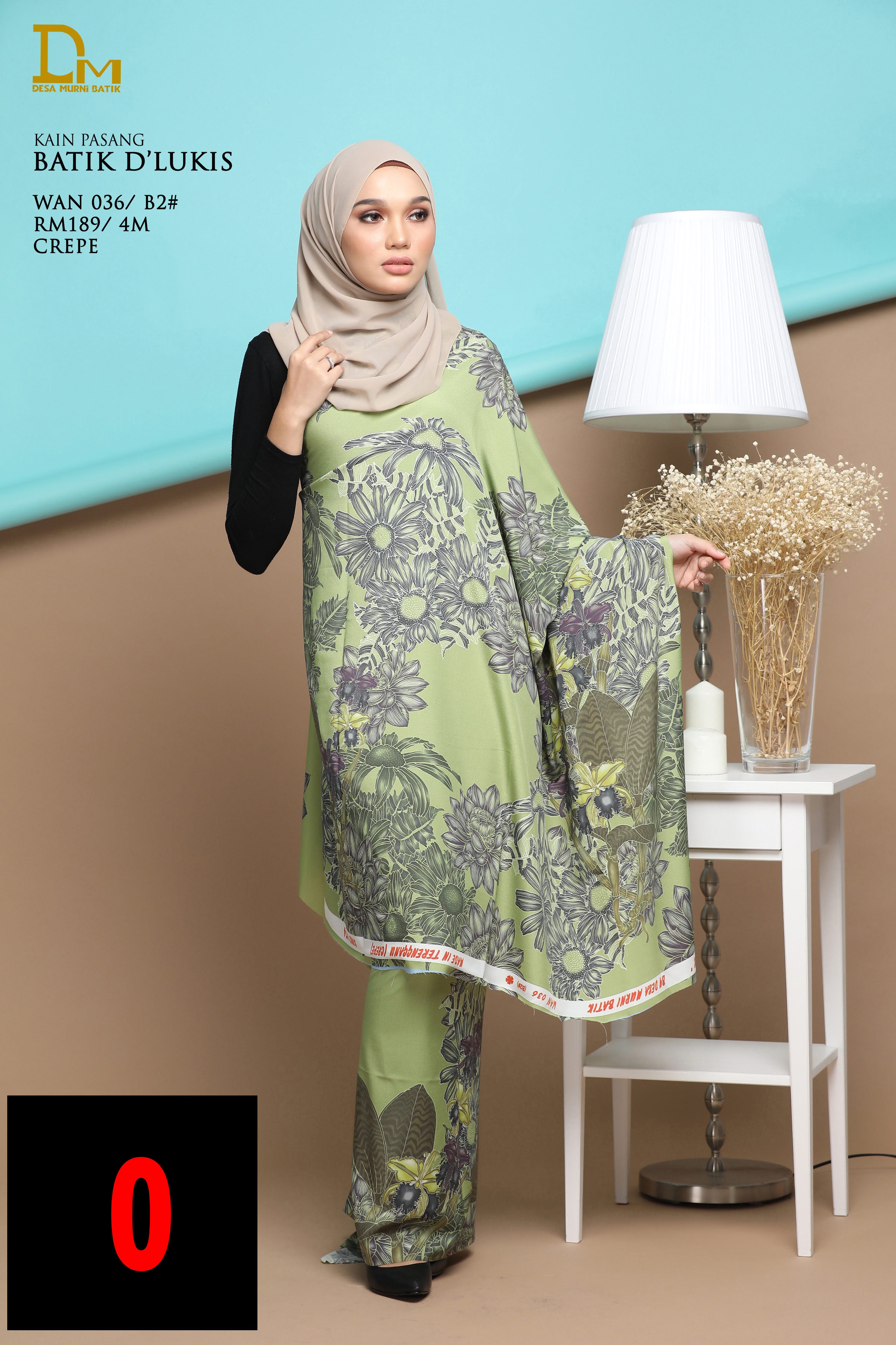 BATIK D' LUKIS WAN 036 CREPE