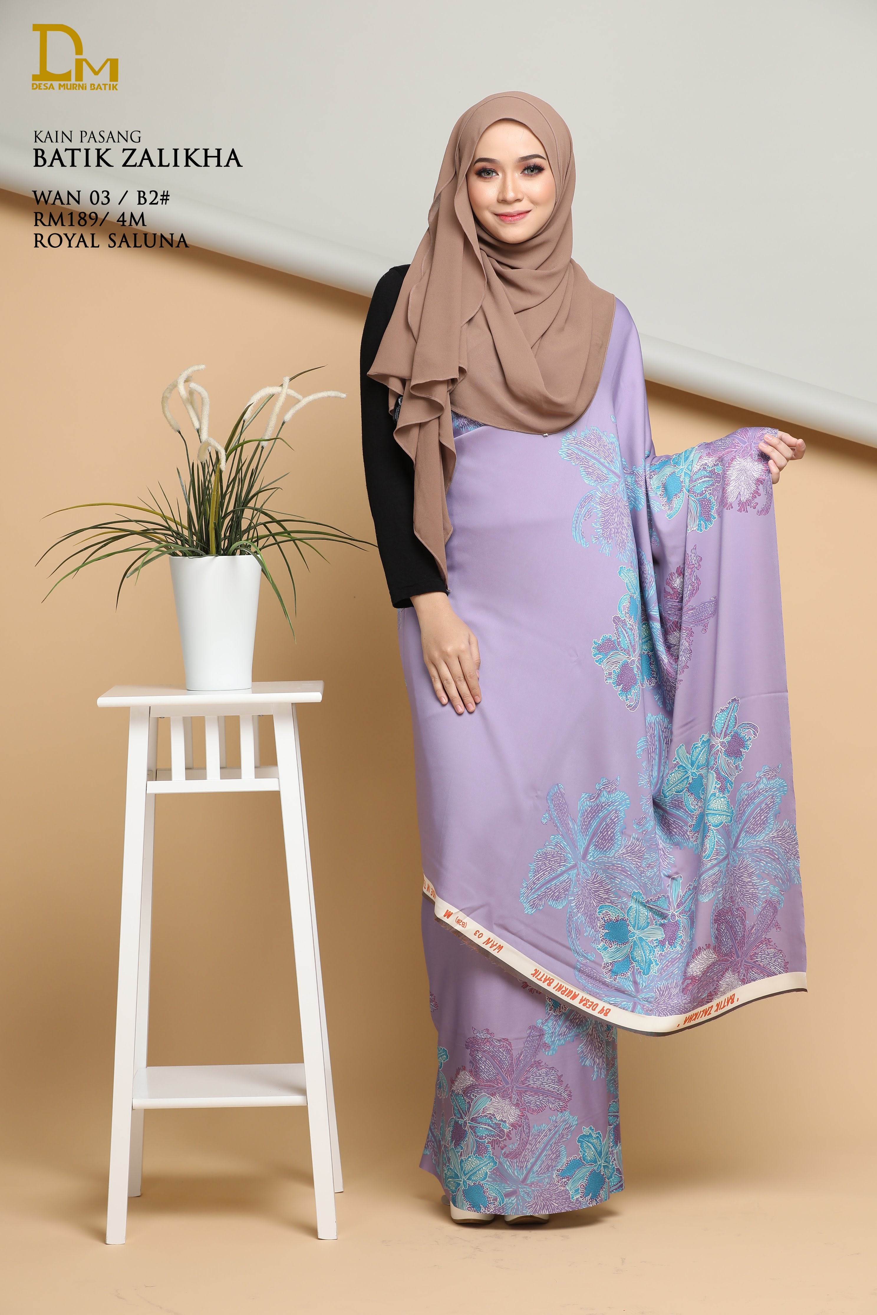 BATIK ZALIKHA WAN 03 ROYAL SALUNA
